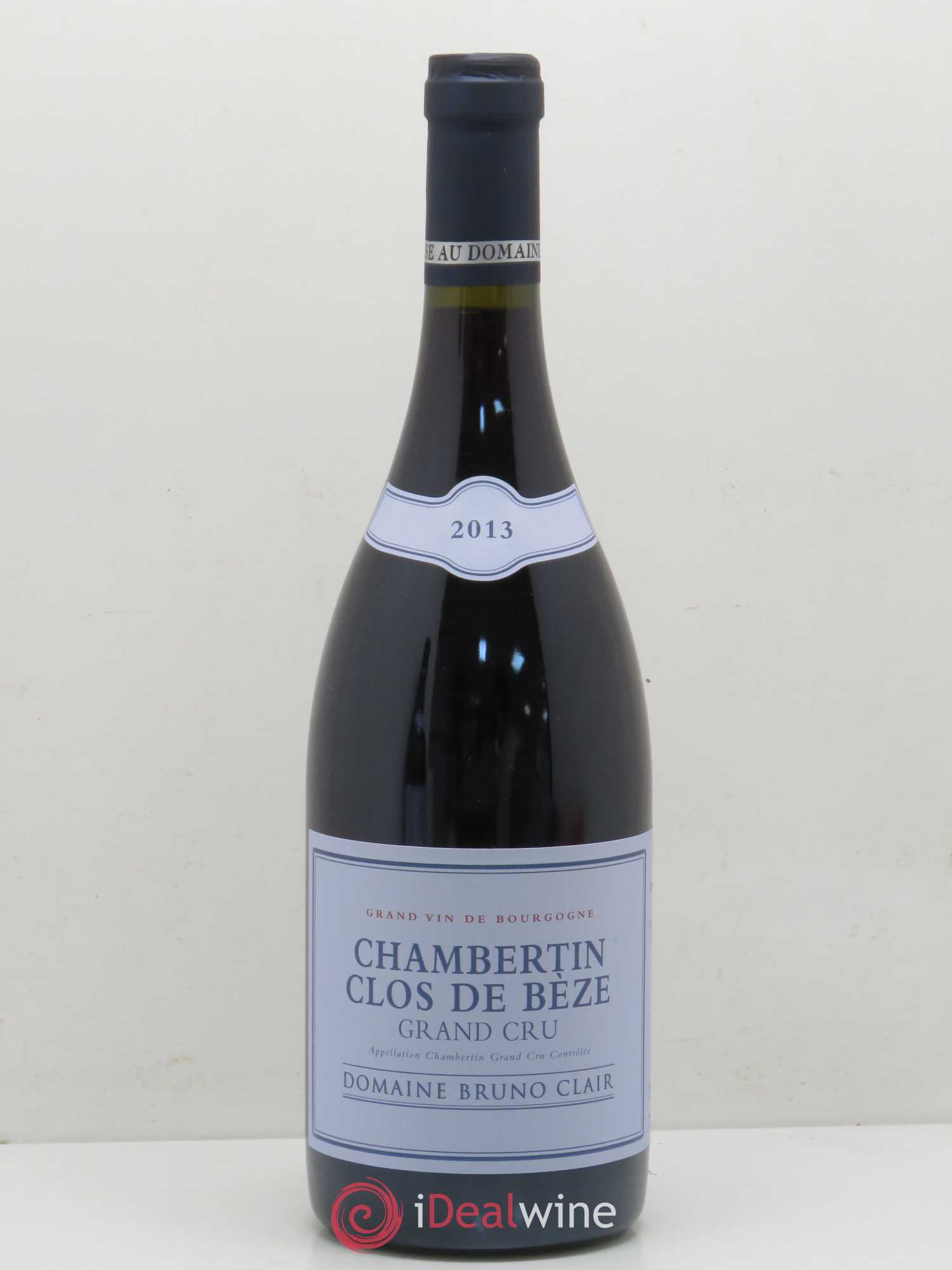 Chambertin Clos de Bèze Grand Cru Bruno Clair (Domaine) 2013 - Lot de 1 bouteille - 0
