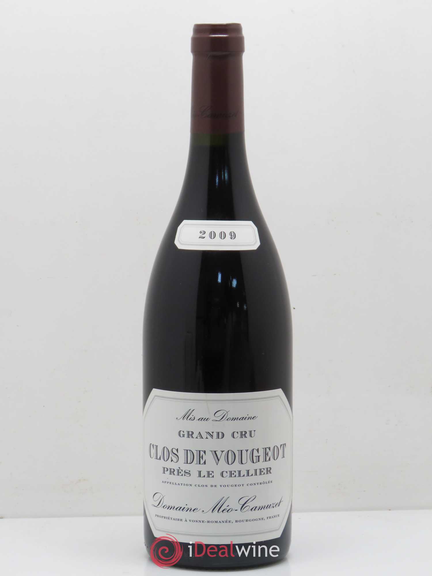 Clos de Vougeot Grand Cru Méo-Camuzet (Domaine) Pres Le Cellier Meo-Camuzet 2009 - Lot de 1 bouteille - 0