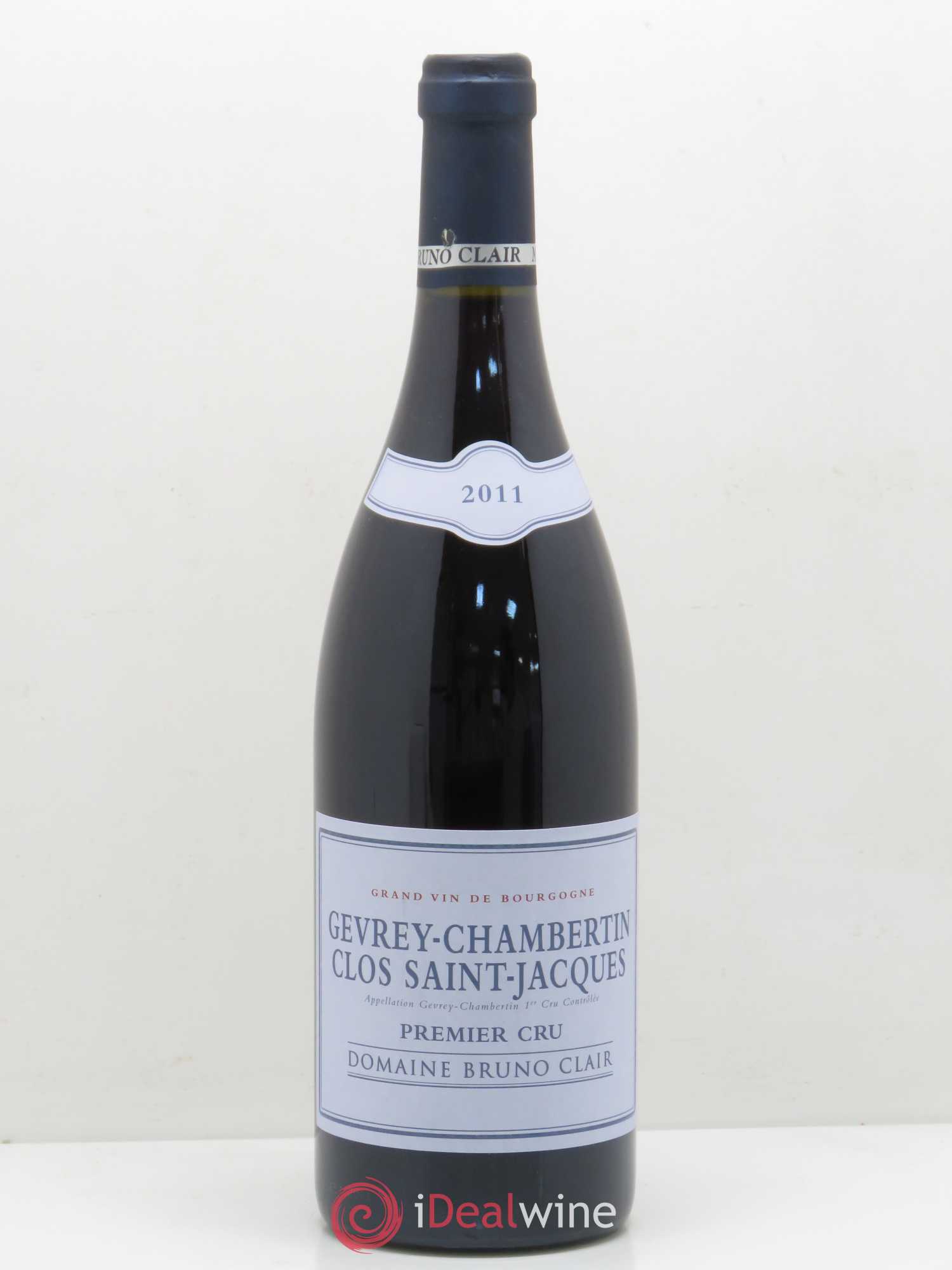 Gevrey-Chambertin 1er Cru Clos Saint-Jacques Bruno Clair (Domaine) 2011 - Lot de 1 bouteille - 0