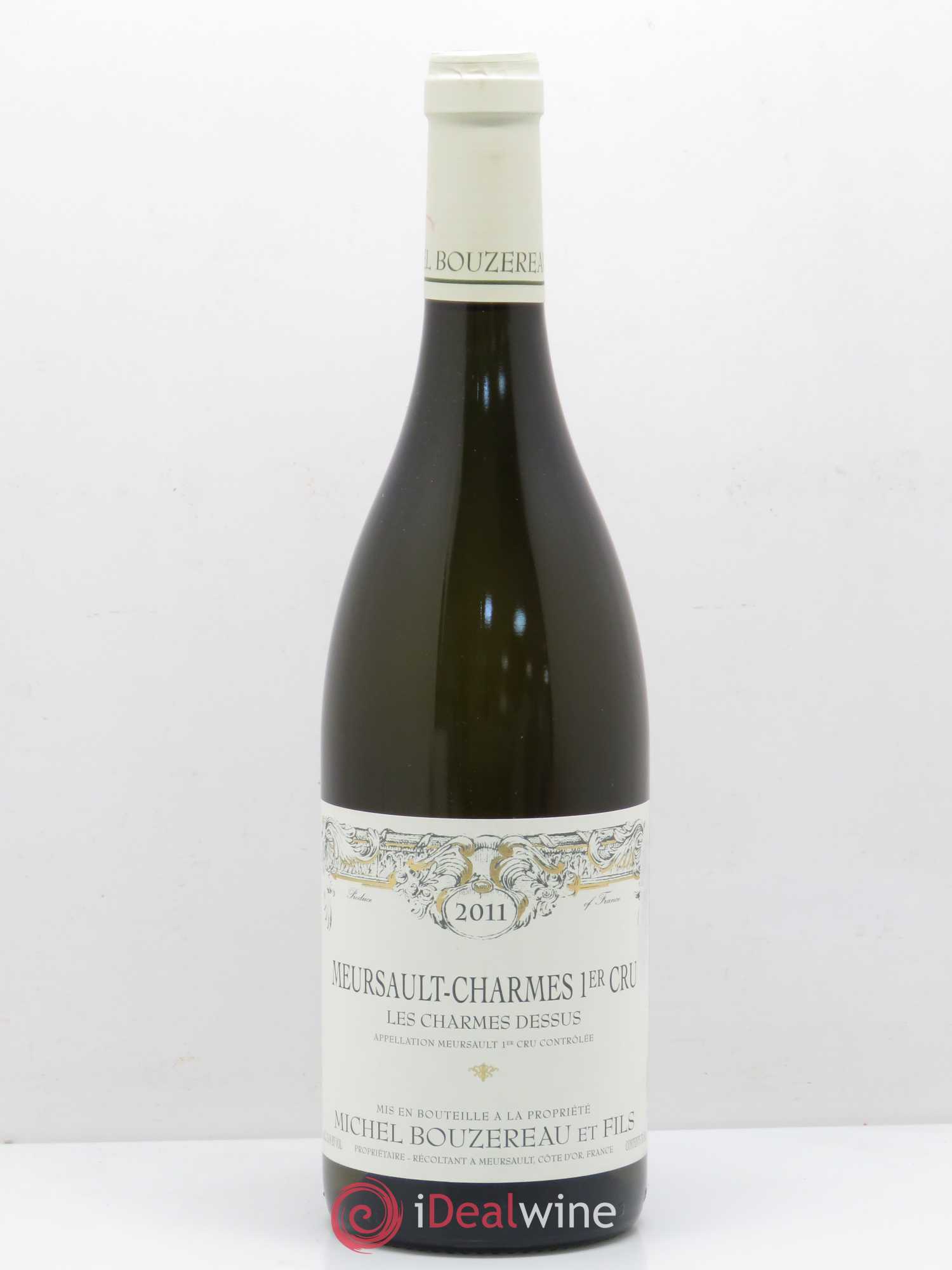 Meursault 1er Cru Charmes Les Charmes Dessus Michel Bouzereau et Fils (Domaine) 2011 - Lot de 1 bouteille - 0