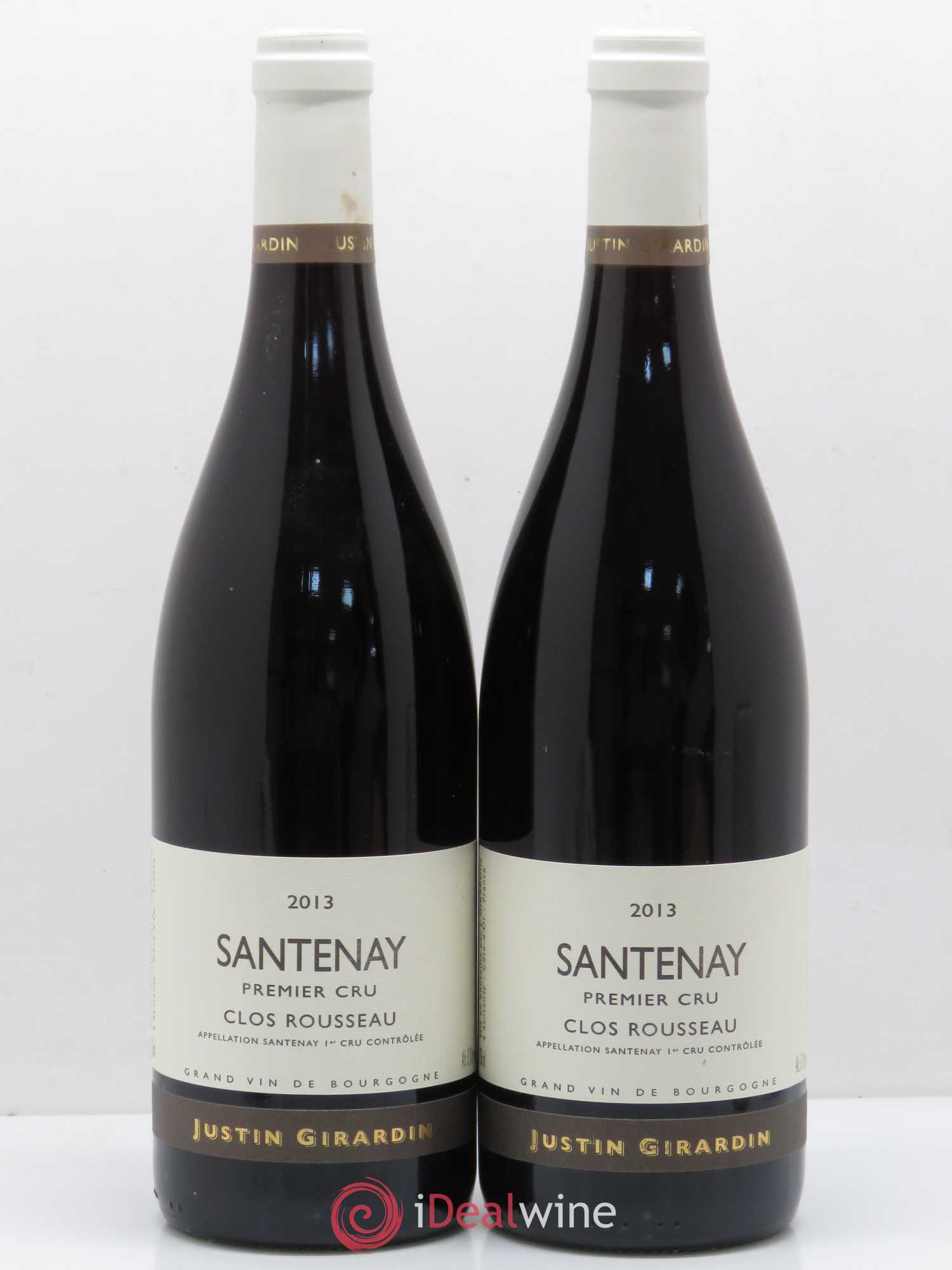 Santenay 1er Cru Clos Rousseau Justin Girardin 2013 - Lot de 2 bouteilles - 0
