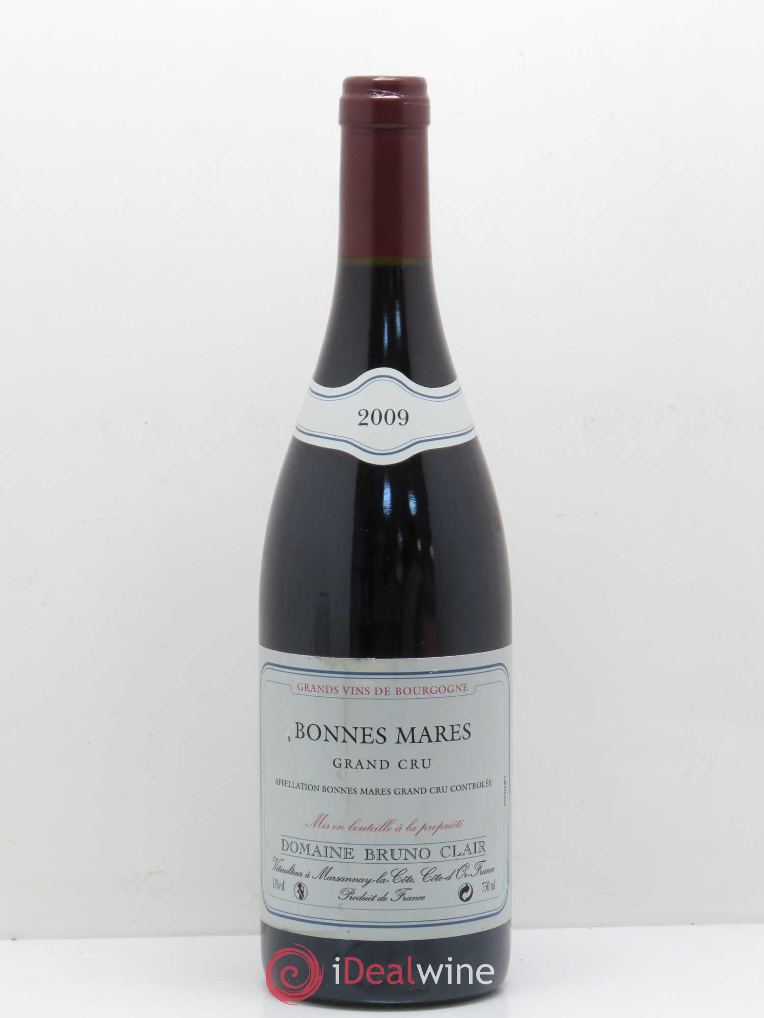 Bonnes-Mares Grand Cru Bruno Clair (Domaine) 2009 - Lot de 1 bouteille - 0