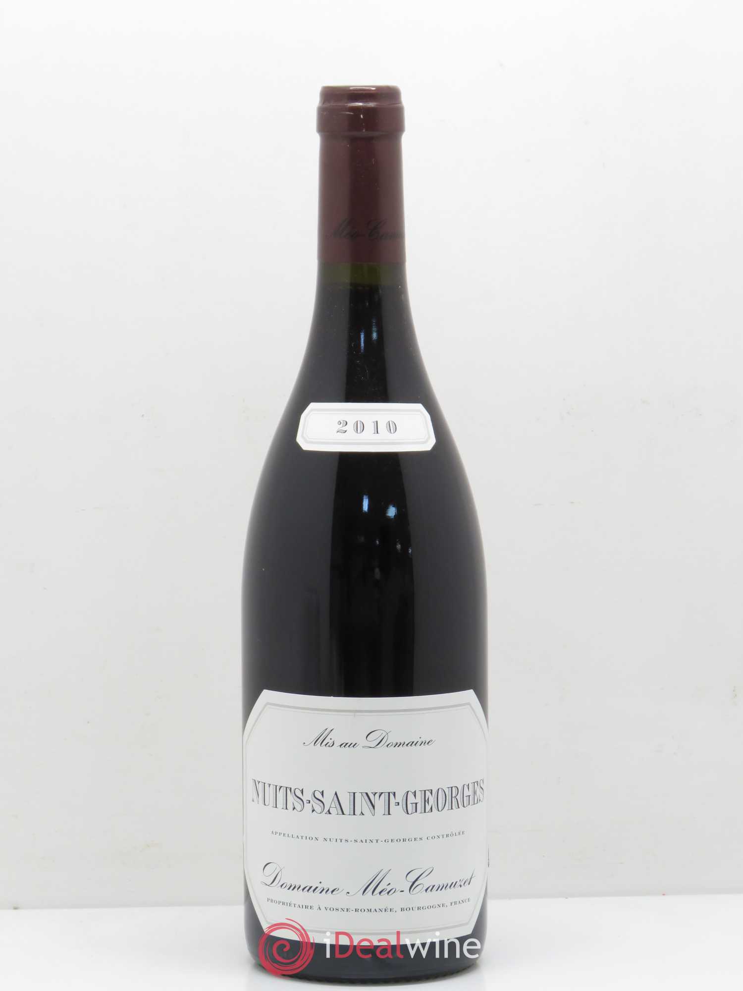 Nuits-Saint-Georges Méo-Camuzet (Domaine) 2010 - Lot de 1 bouteille - 0