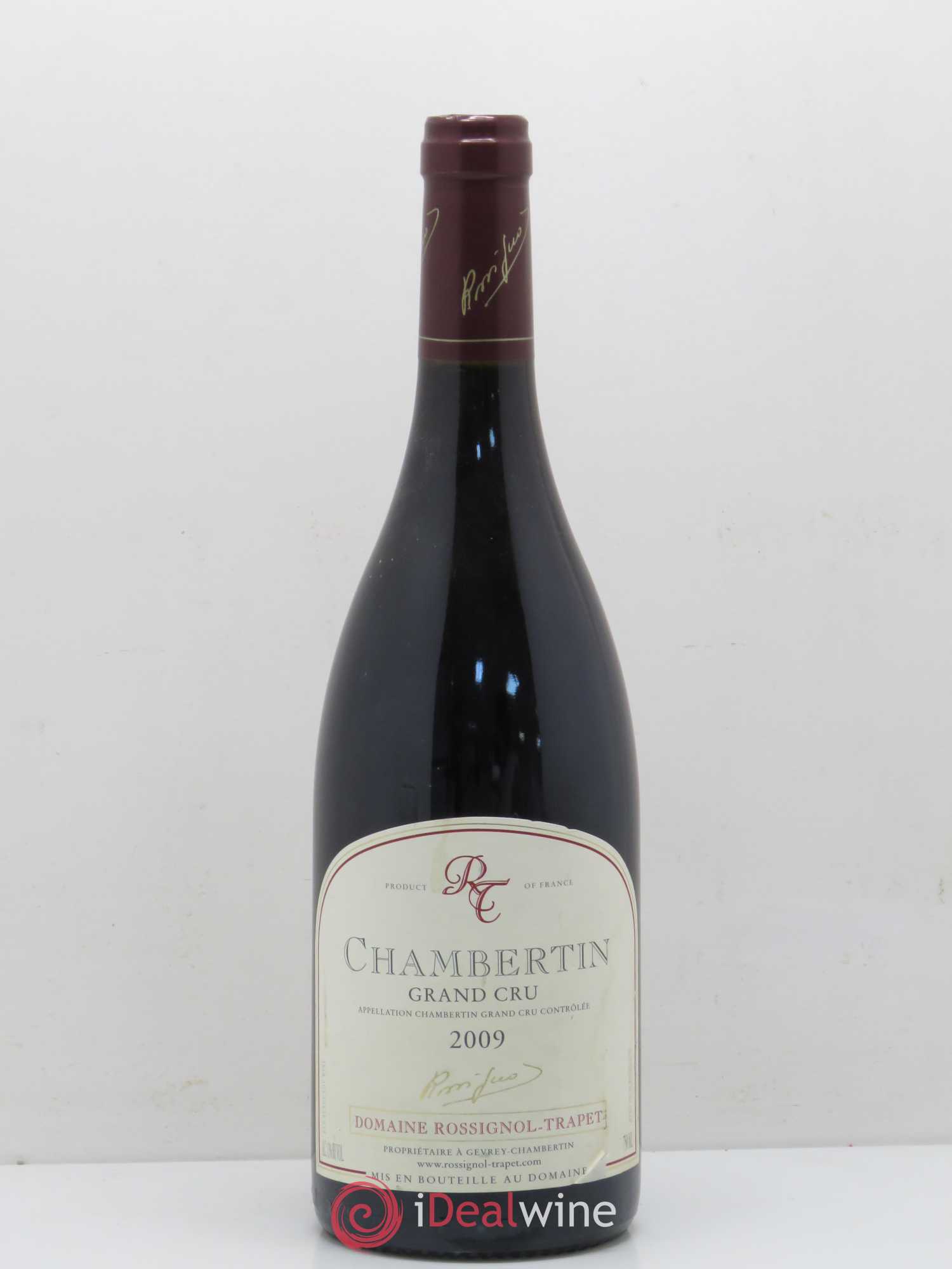 Chambertin Grand Cru Rossignol-Trapet (Domaine) 2009 - Lot de 1 bouteille - 0