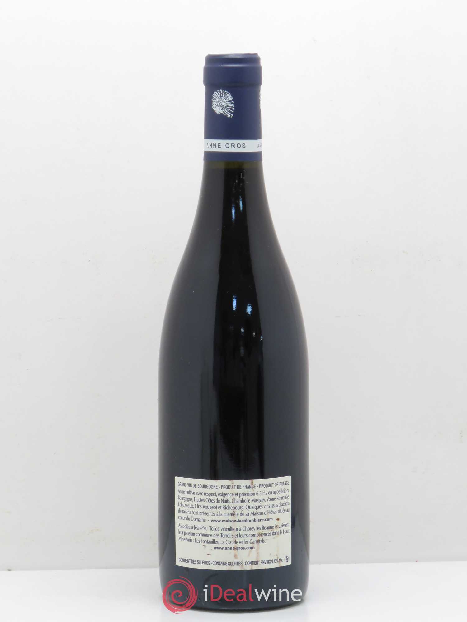 Clos de Vougeot Grand Cru Le Grand Maupertui Anne Gros 2012 - Lot de 1 bouteille - 1