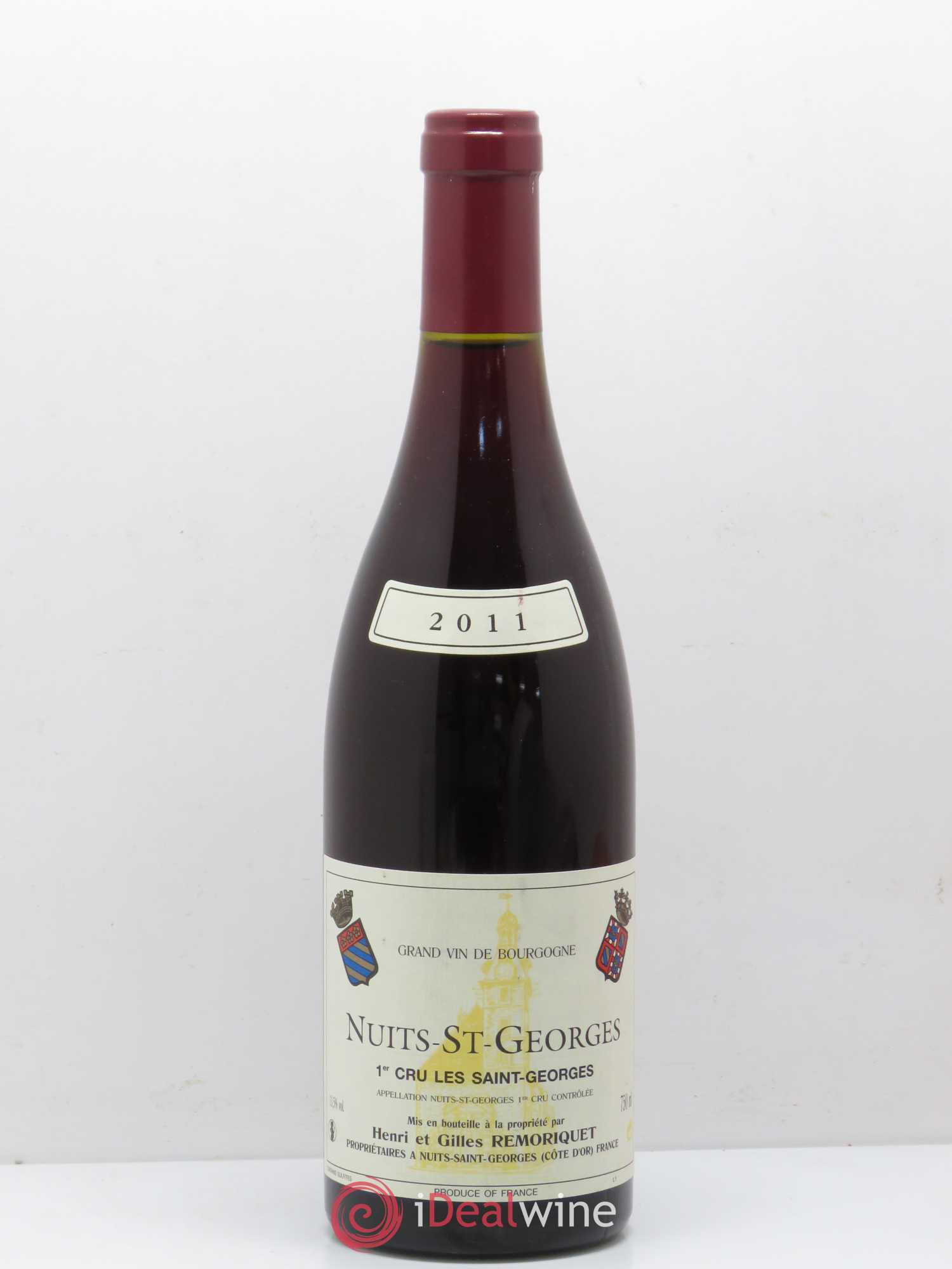 Nuits-Saint-Georges 1er Cru Les Saints Georges Gilles Remoriquet 2011 - Lot de 1 bouteille - 0