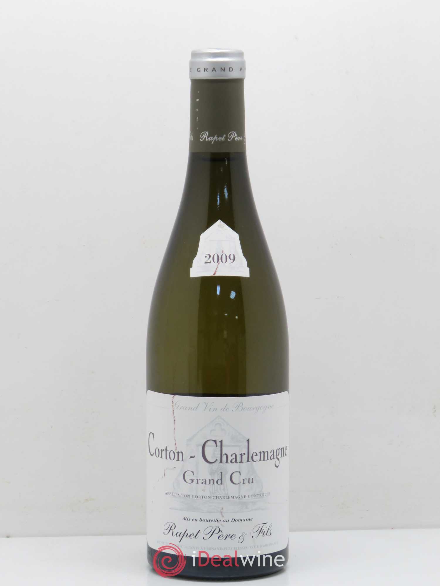 Corton-Charlemagne Grand Cru Rapet Père & Fils 2009 - Lot de 1 bouteille - 0