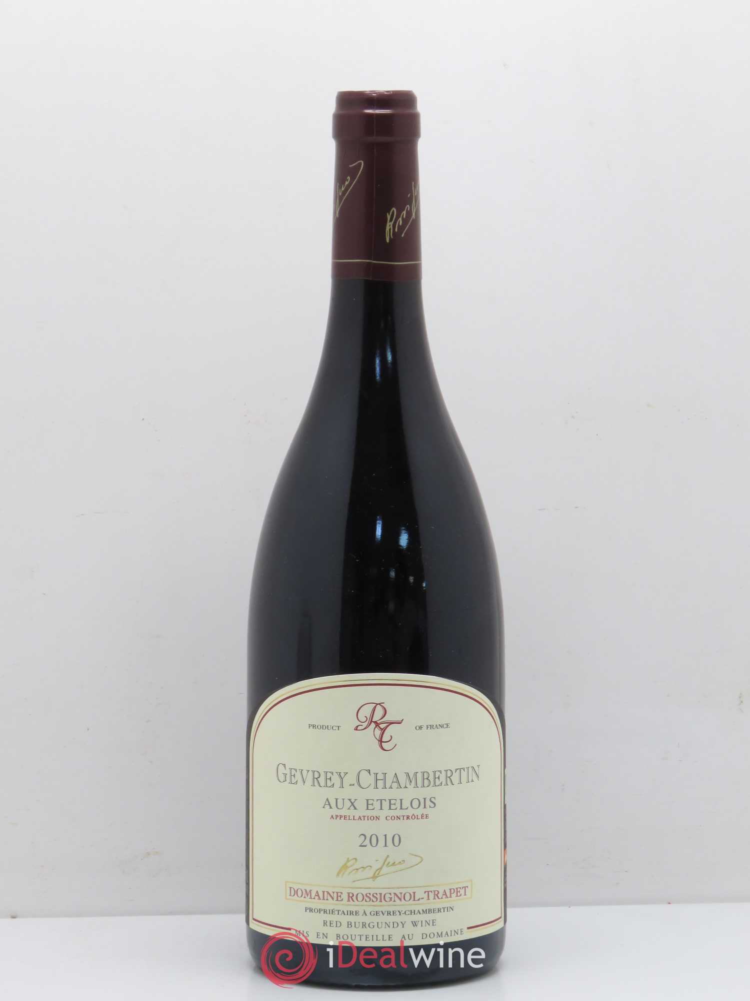 Gevrey-Chambertin Aux Etelois Rossignol-Trapet (Domaine) 2010 - Lot de 1 bouteille - 0