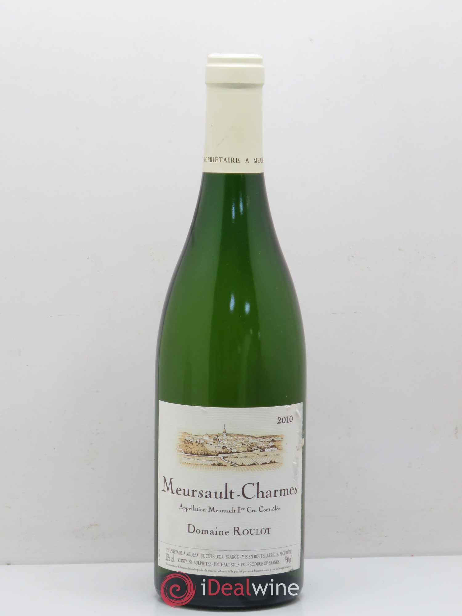 Meursault 1er Cru Charmes Roulot (Domaine) 2010 - Lot de 1 bouteille - 0