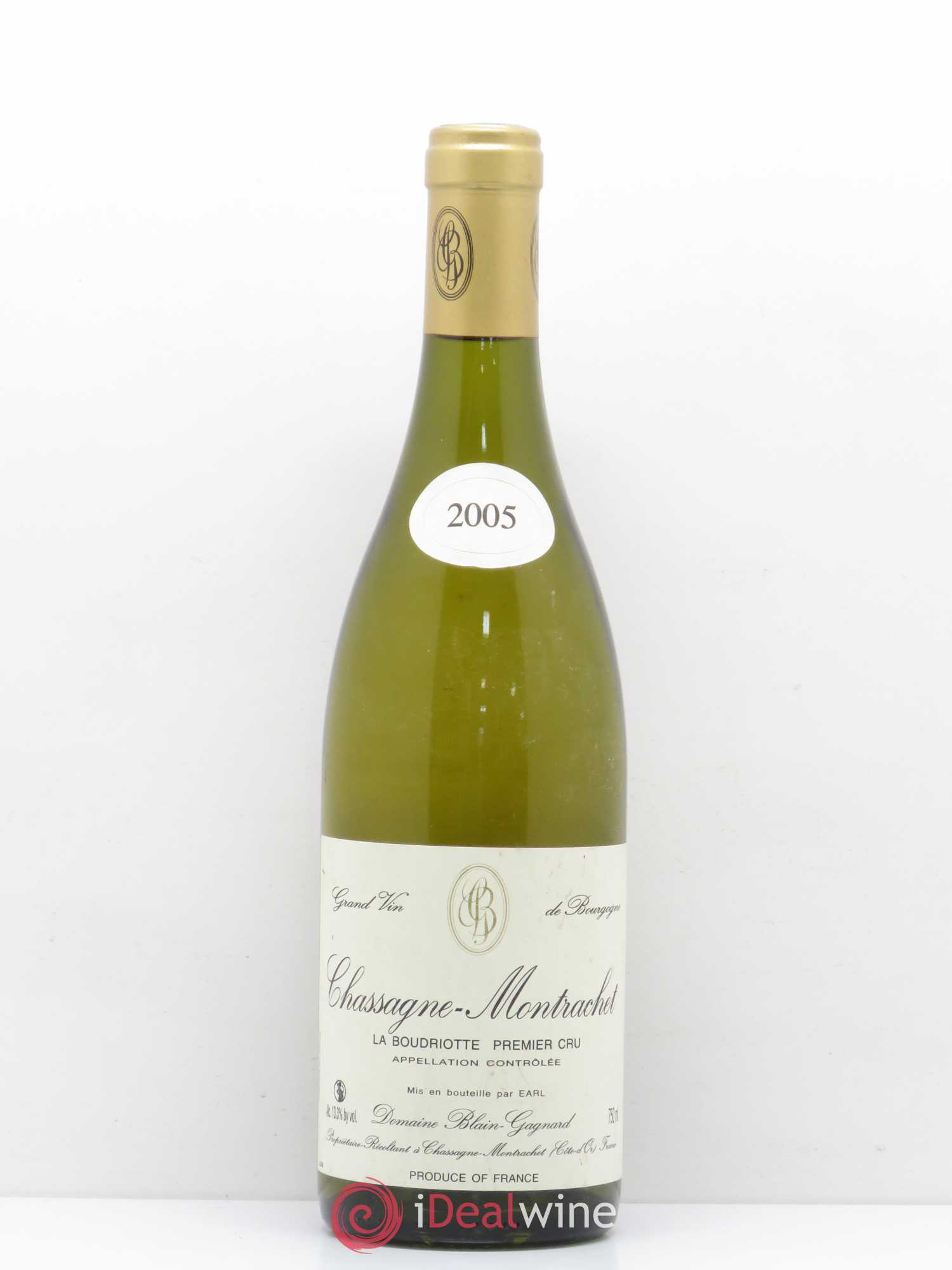 Chassagne-Montrachet 1er Cru La Boudriotte Blain-Gagnard (Domaine) (sans prix de réserve) 2005 - Lot de 1 bouteille - 0