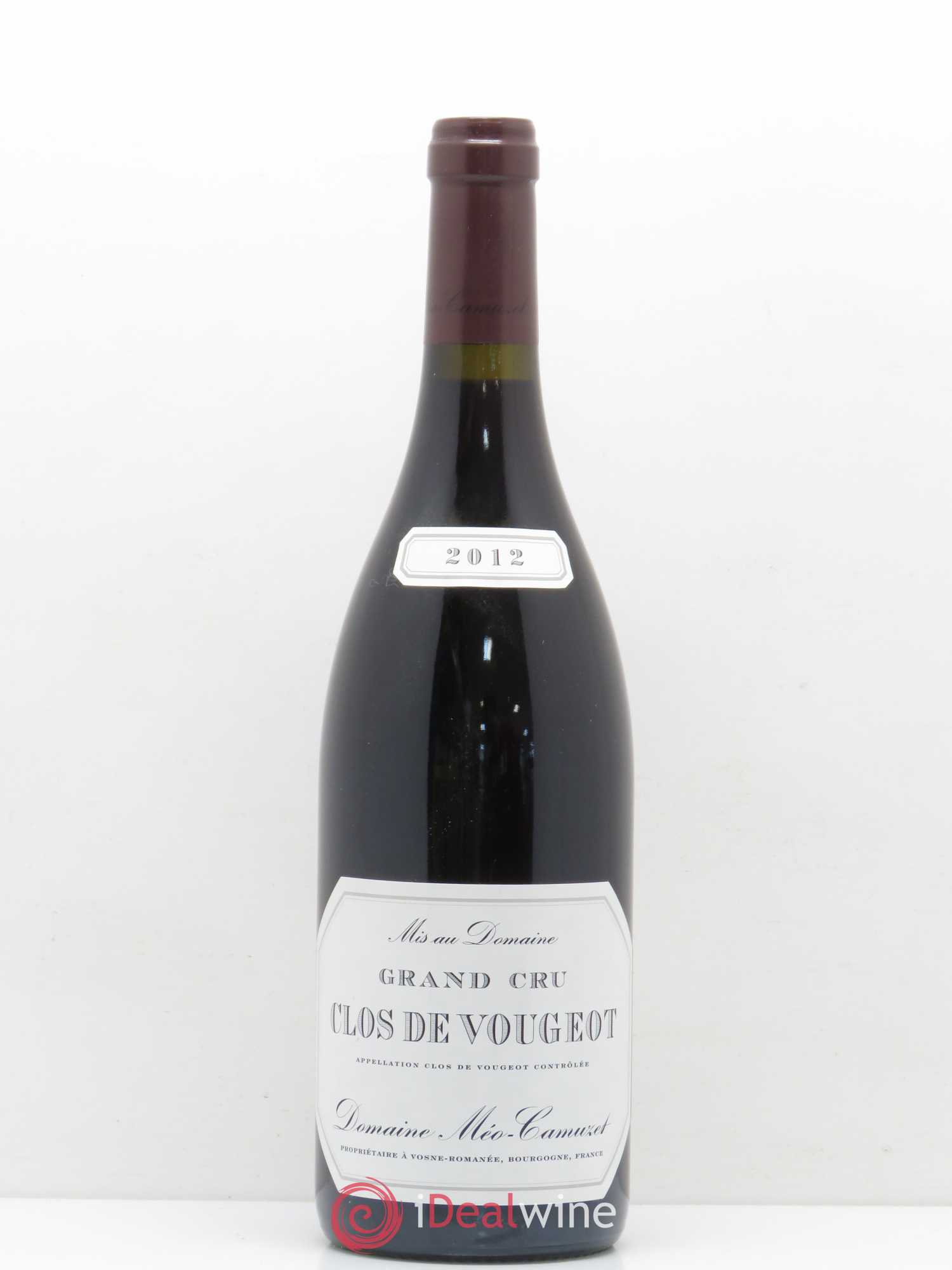 Clos de Vougeot Grand Cru Méo-Camuzet (Domaine) 2012 - Lot de 1 bouteille - 0