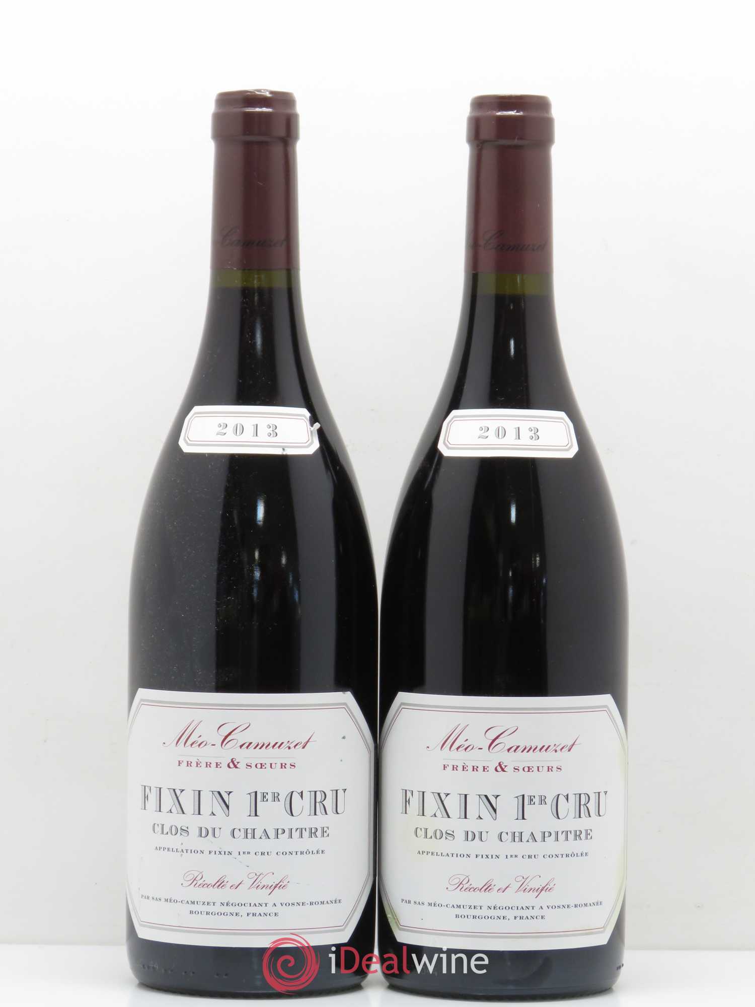 Fixin 1er Cru Clos du Chapitre Méo-Camuzet (Frère & Soeurs) 2013 - Lot de 2 bouteilles - 0