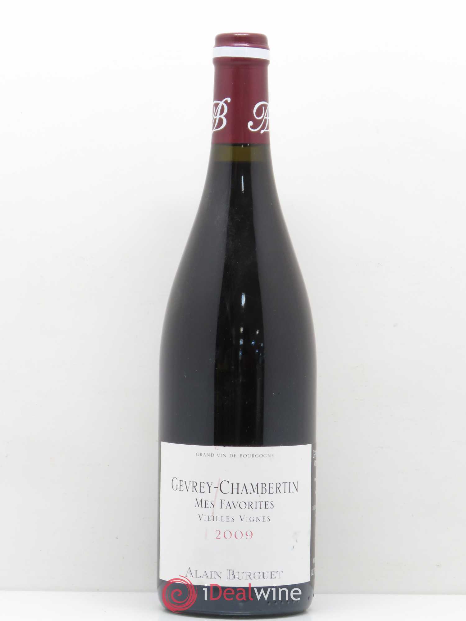Gevrey-Chambertin Mes Favorites Vieilles vignes A. Burguet 2009 - Posten von 1 Flasche - 0
