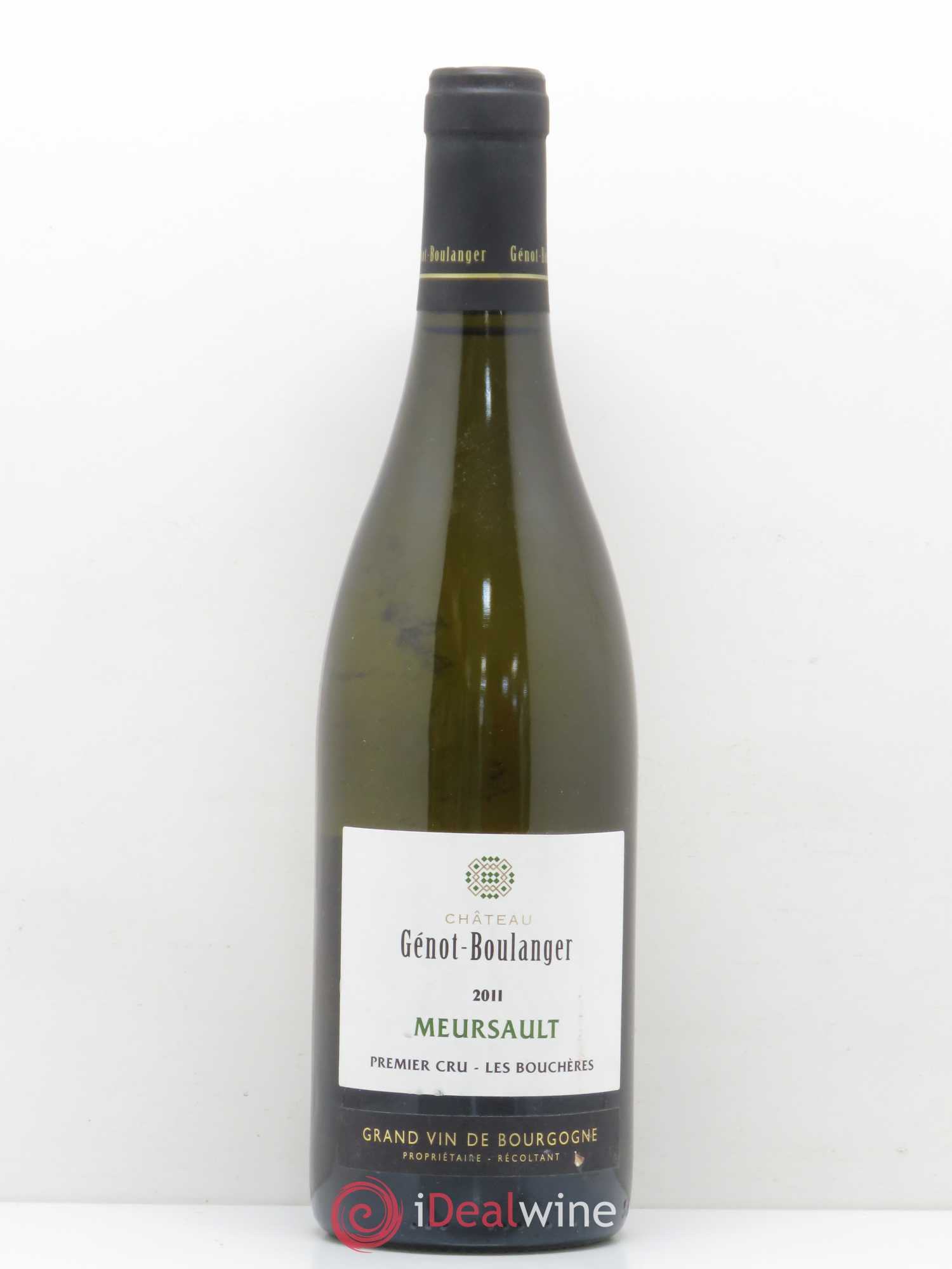 Meursault 1er Cru Les Bouchères Genot Boulanger 2011 - Posten von 1 Flasche - 0