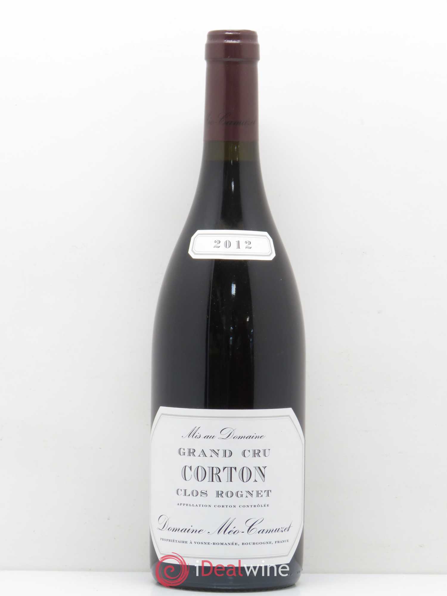 Corton Grand Cru Clos Rognet Méo-Camuzet (Domaine) 2012 - Lot de 1 bouteille - 0