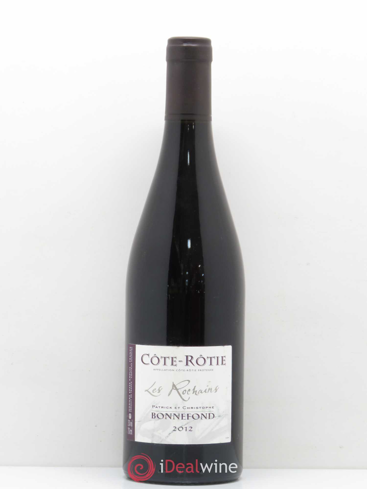Côte-Rôtie Les Rochains Domaine Bonnefond 2012 - Lot de 1 bouteille - 0