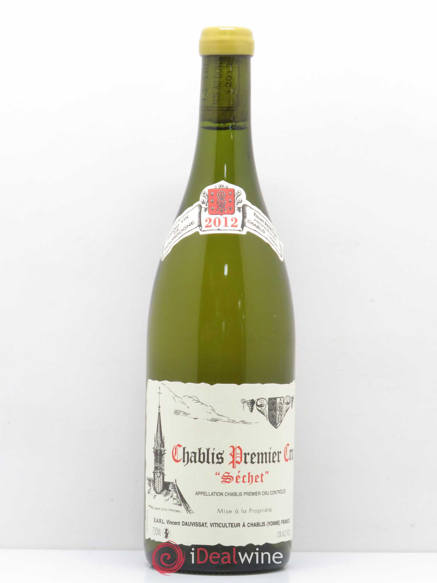 Chablis 1er Cru Séchet Vincent Dauvissat (Domaine) 2012 - Posten von 1 Flasche - 0