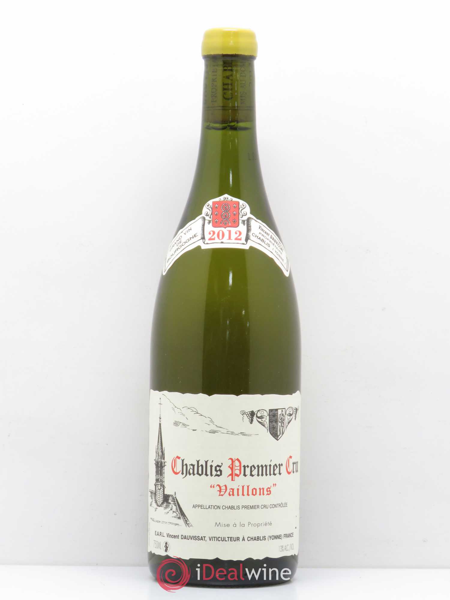 Chablis 1er Cru Vaillons Vincent Dauvissat (Domaine) 2012 - Lot de 1 bouteille - 0