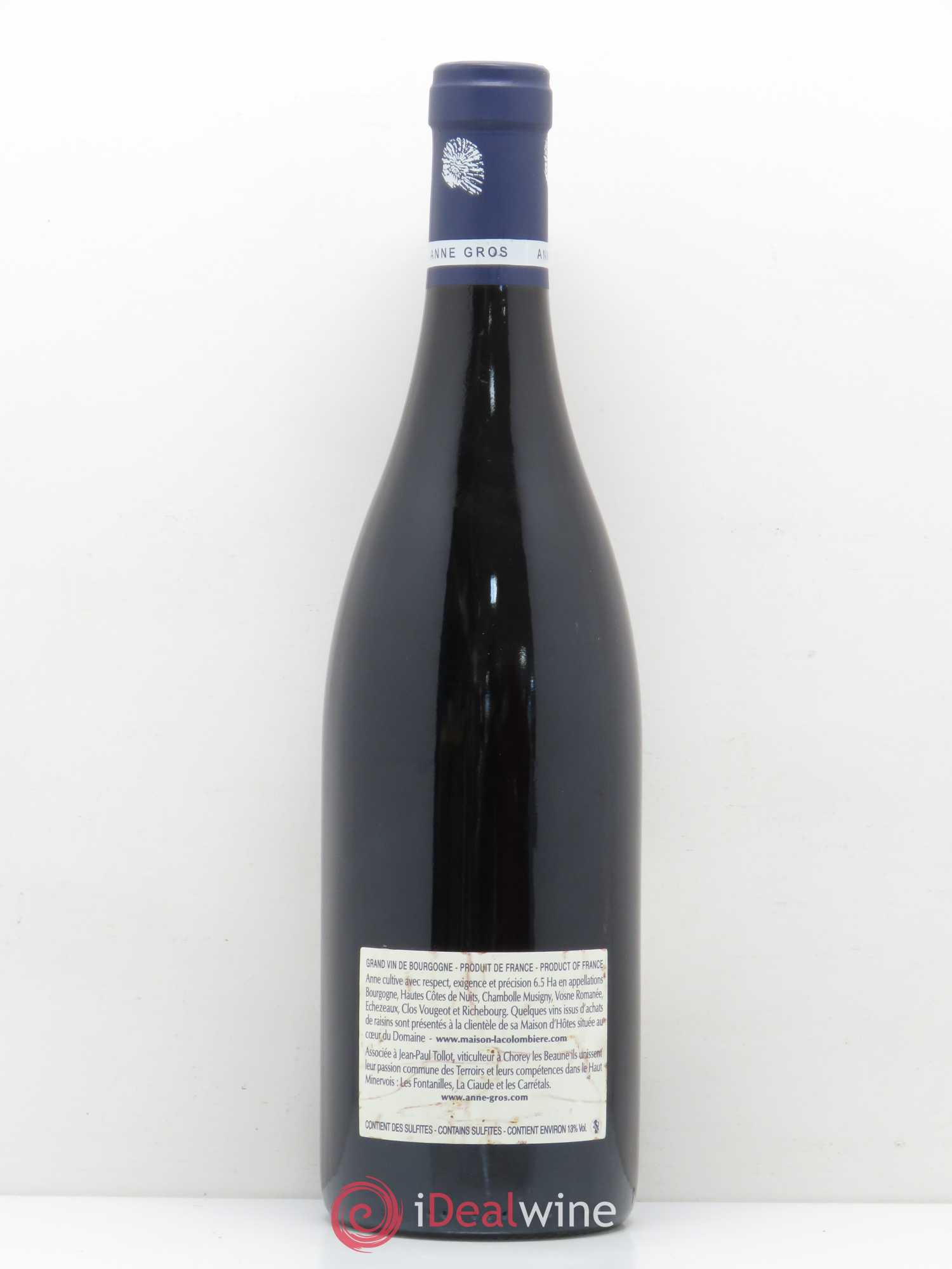 Clos de Vougeot Grand Cru Le Grand Maupertui Anne Gros 2012 - Lot de 1 bouteille - 1