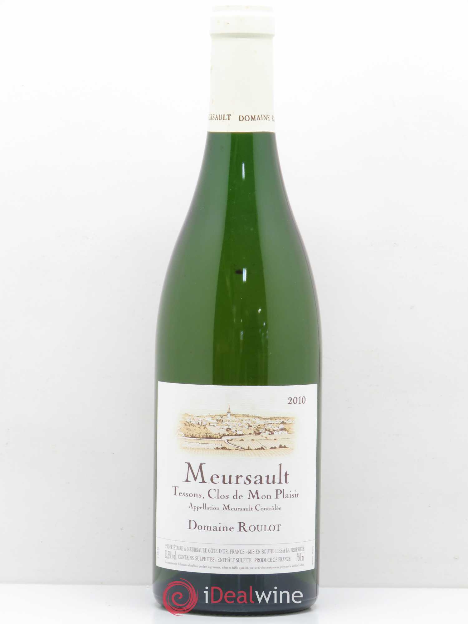 Meursault Les Tessons Clos de Mon plaisir Roulot (Domaine) 2010 - Lot de 1 bouteille - 0