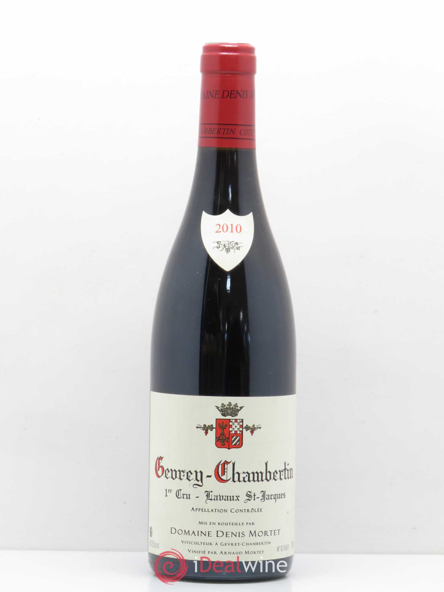 Gevrey-Chambertin 1er Cru Lavaux Saint Jacques Denis Mortet (Domaine) 2010 - Lot de 1 bouteille - 0