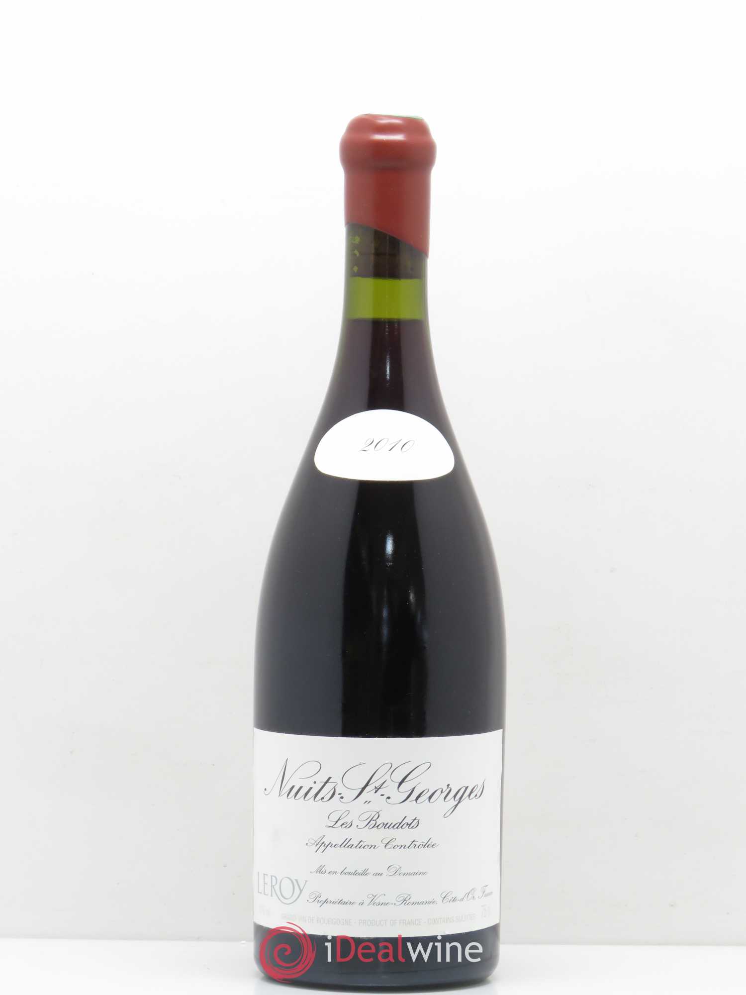 Nuits-Saint-Georges 1er Cru Aux Boudots Leroy (Domaine) 2010 - Lot de 1 bouteille - 0