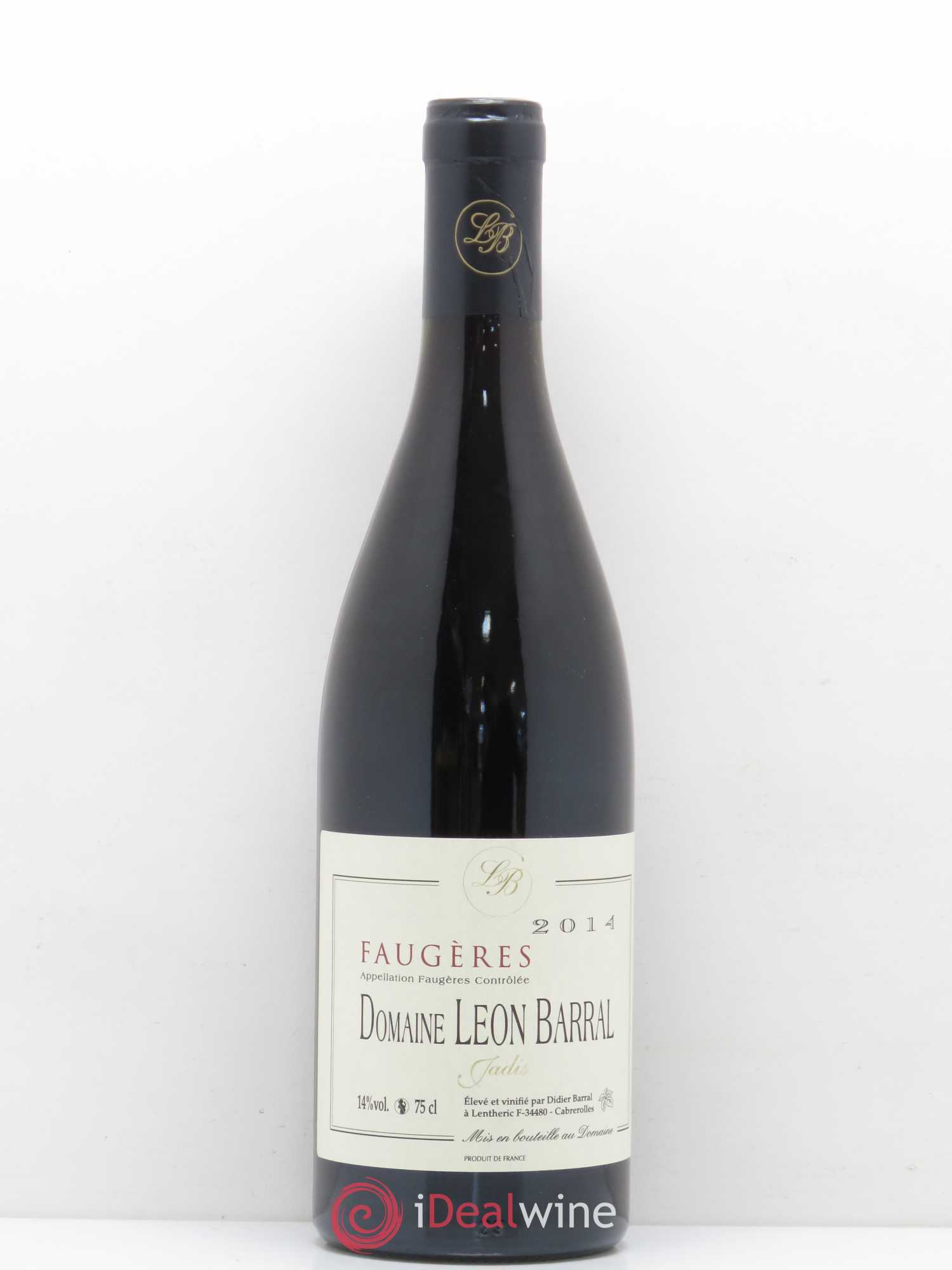 Faugères Jadis Domaine Léon Barral 2014 - Lot de 1 bouteille - 0
