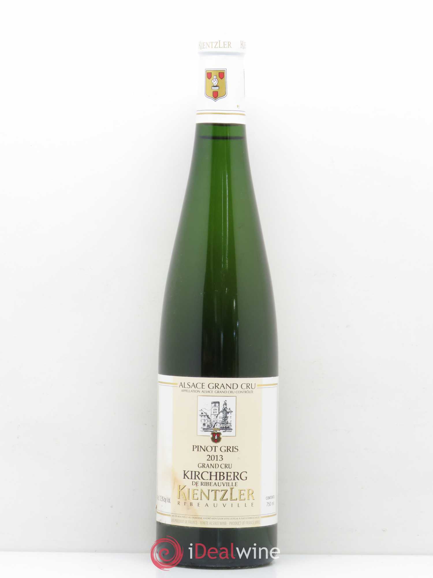 Pinot Gris Grand Cru Kirchberg Domaine Kientzler (sans prix de réserve) 2013 - Posten von 1 Flasche - 0