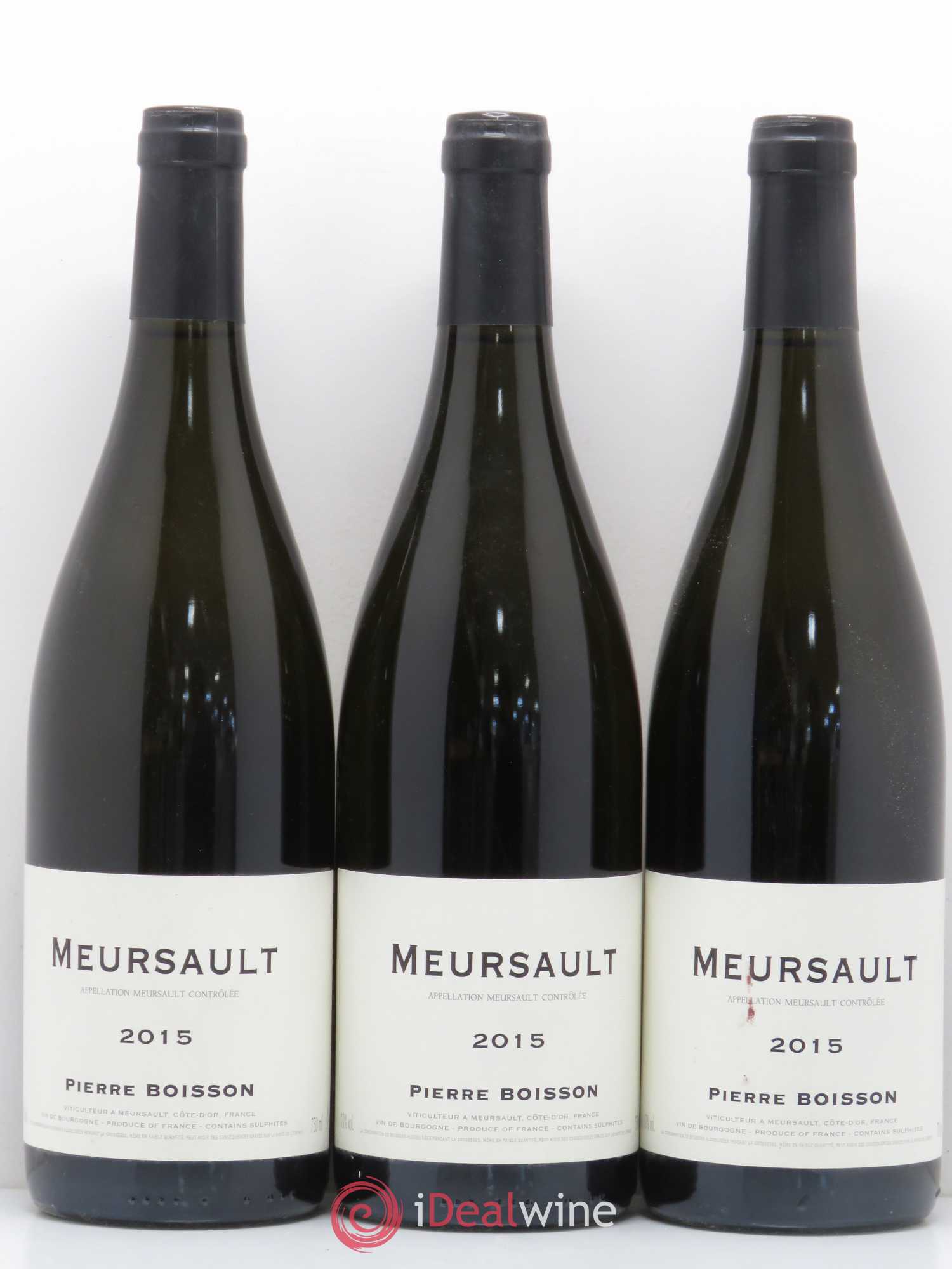 Meursault Pierre Boisson (Domaine) 2015 - Lot de 3 bouteilles - 0