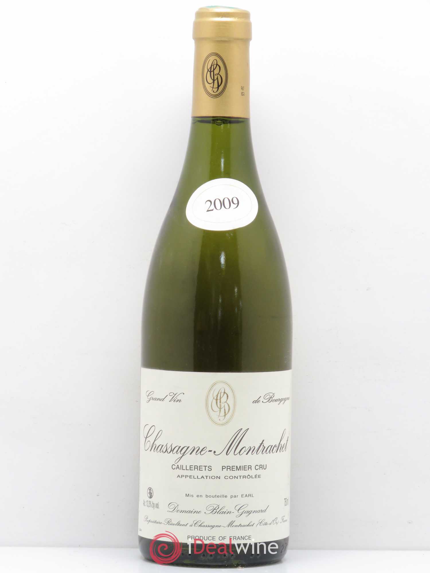 Chassagne-Montrachet 1er Cru Caillerets Blain Gagnard 2009 - Posten von 1 Flasche - 0