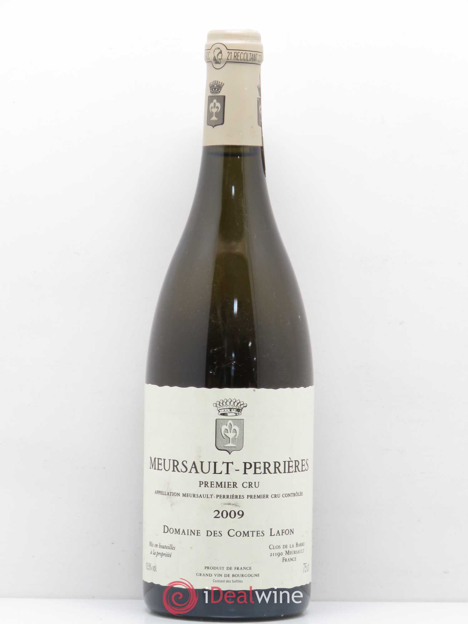 Meursault 1er Cru Perrières Comtes Lafon (Domaine des) 2009 - Lot de 1 bouteille - 0