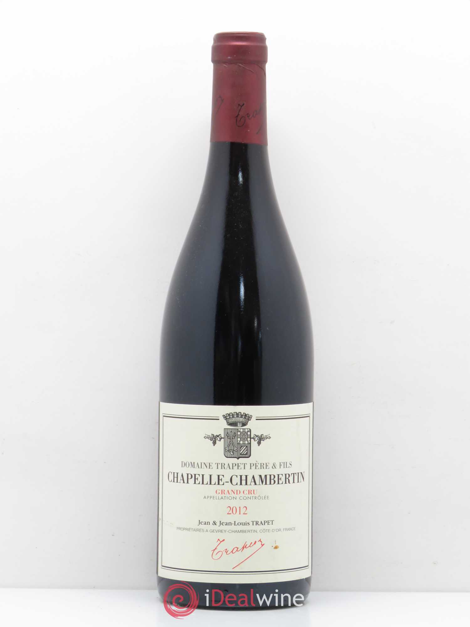 Chapelle-Chambertin Grand Cru Domaine Trapet 2012 - Lot de 1 bouteille - 0