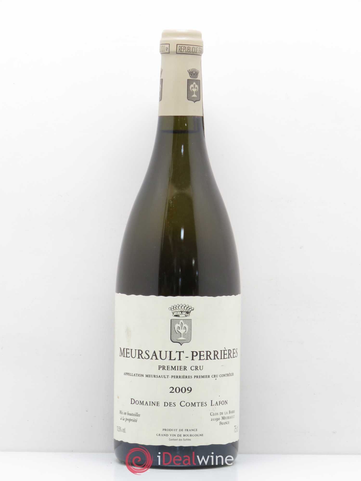 Meursault 1er Cru Perrières Comtes Lafon (Domaine des) 2009 - Posten von 1 Flasche - 0