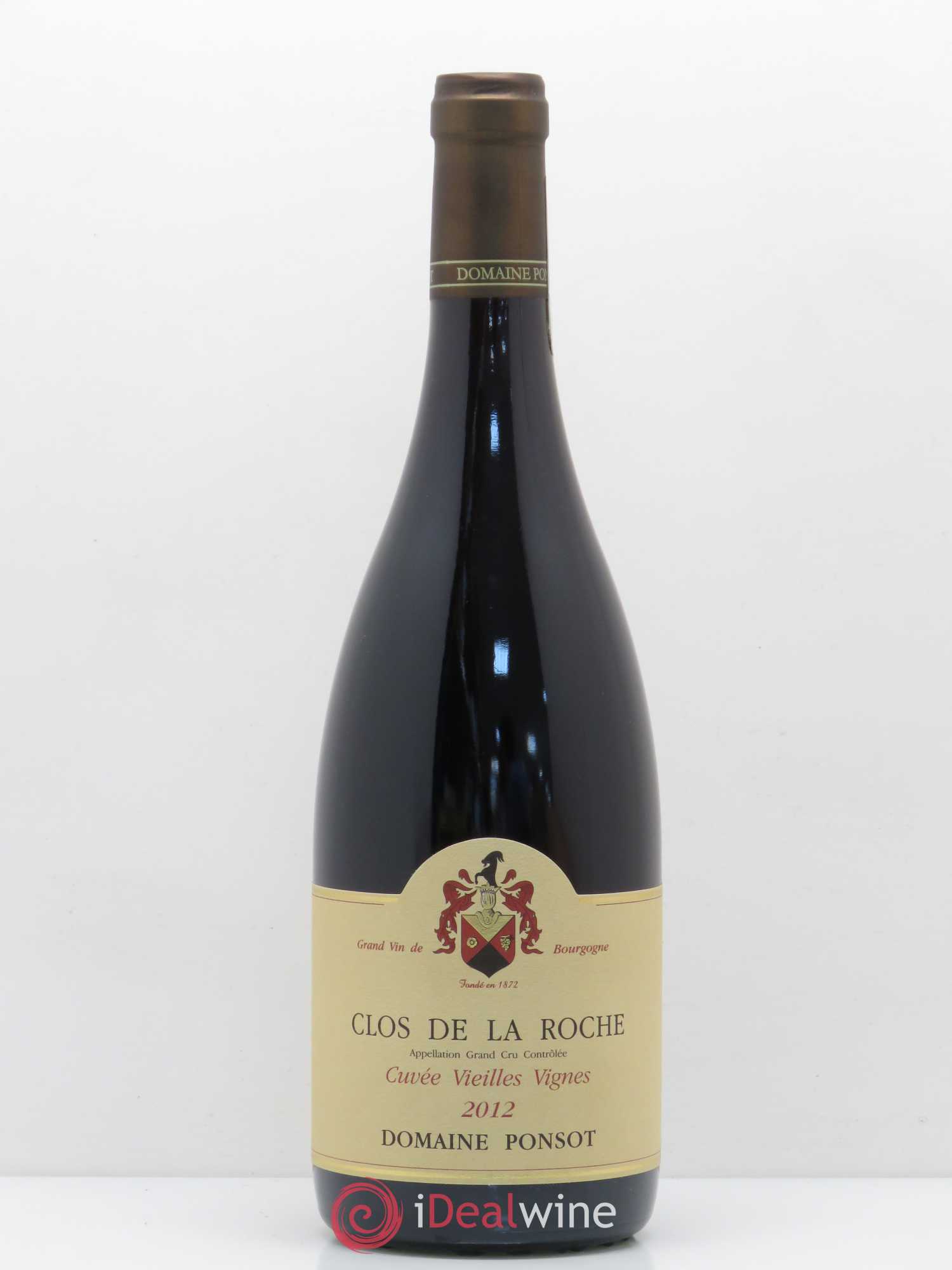 Clos de la Roche Grand Cru Vieilles Vignes Ponsot (Domaine) 2012 - Lot de 1 bouteille - 0