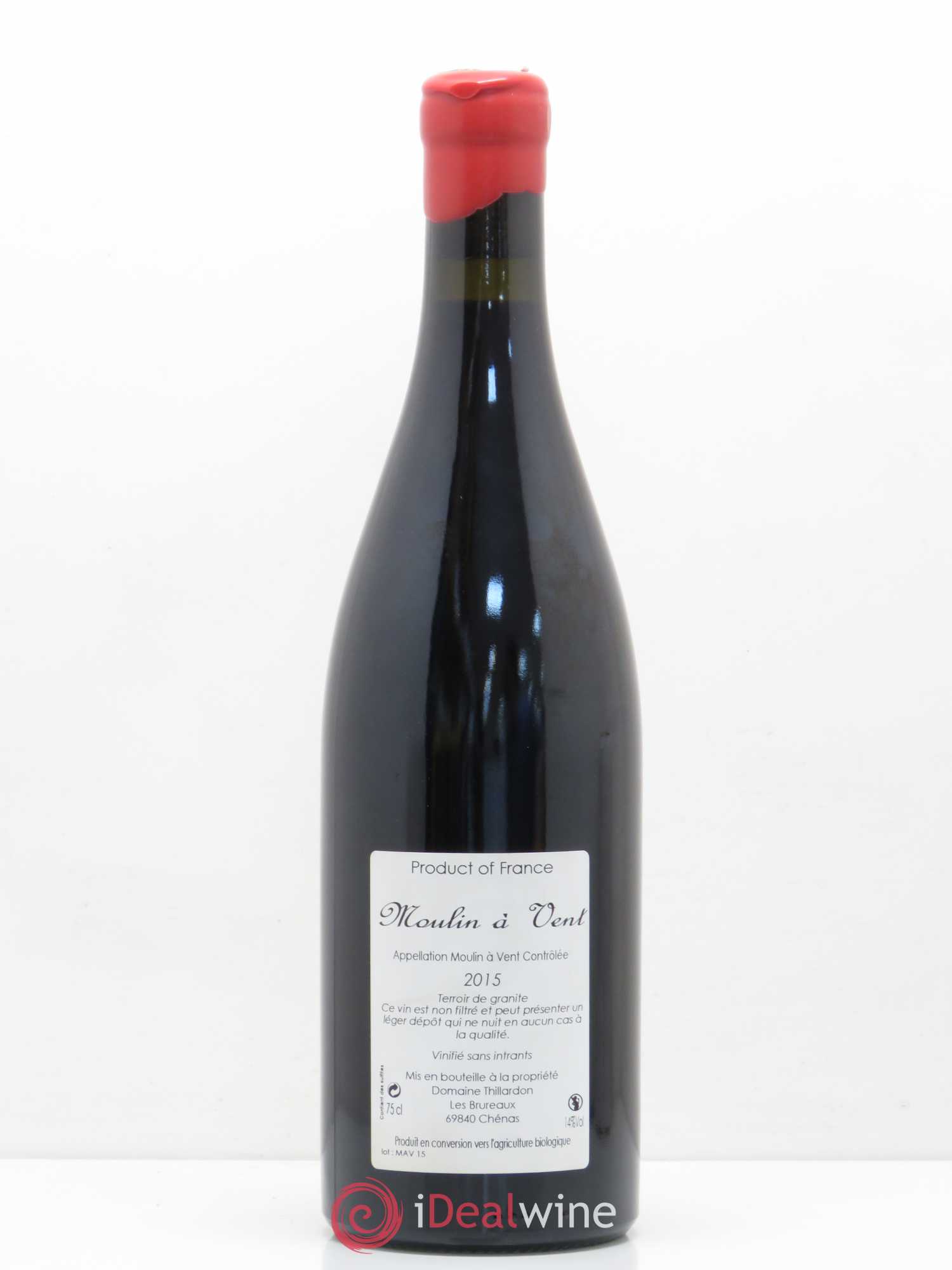 Moulin-à-Vent Thillardon 2015 - Posten von 1 Flasche - 1