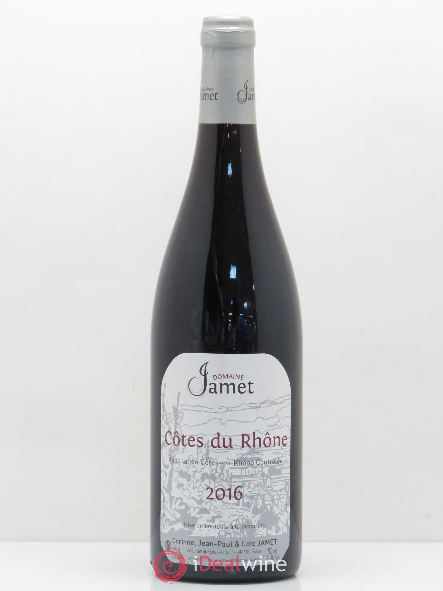 Côtes-du-Rhône Jamet (Domaine) 2016 - Lot de 1 bouteille - 0