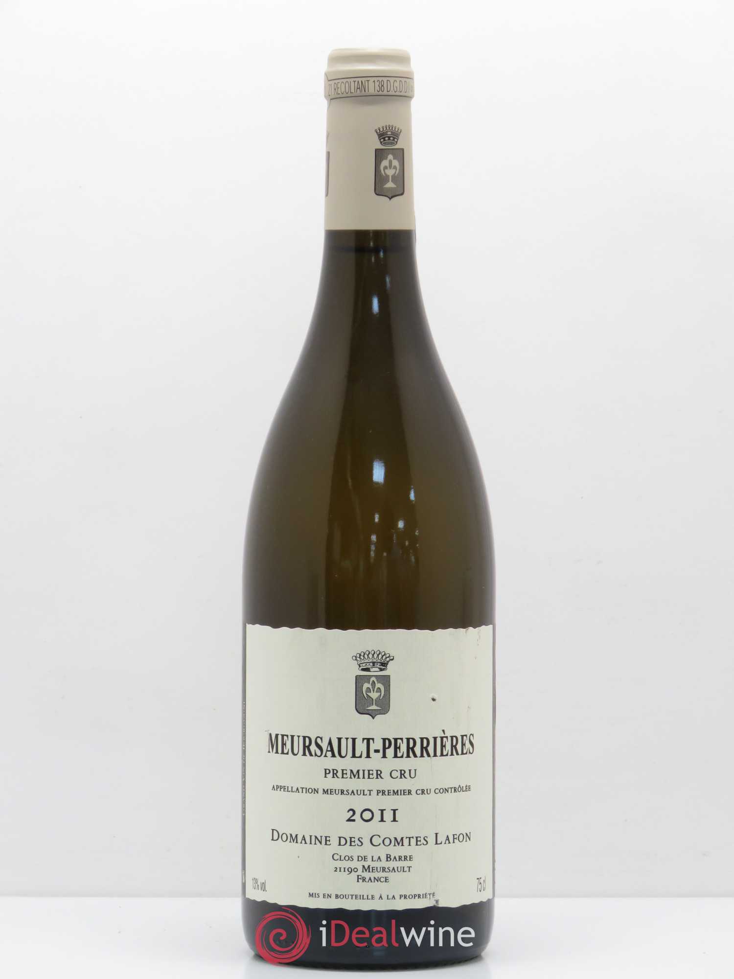 Meursault 1er Cru Perrières Comtes Lafon (Domaine des) 2011 - Lot de 1 bouteille - 0