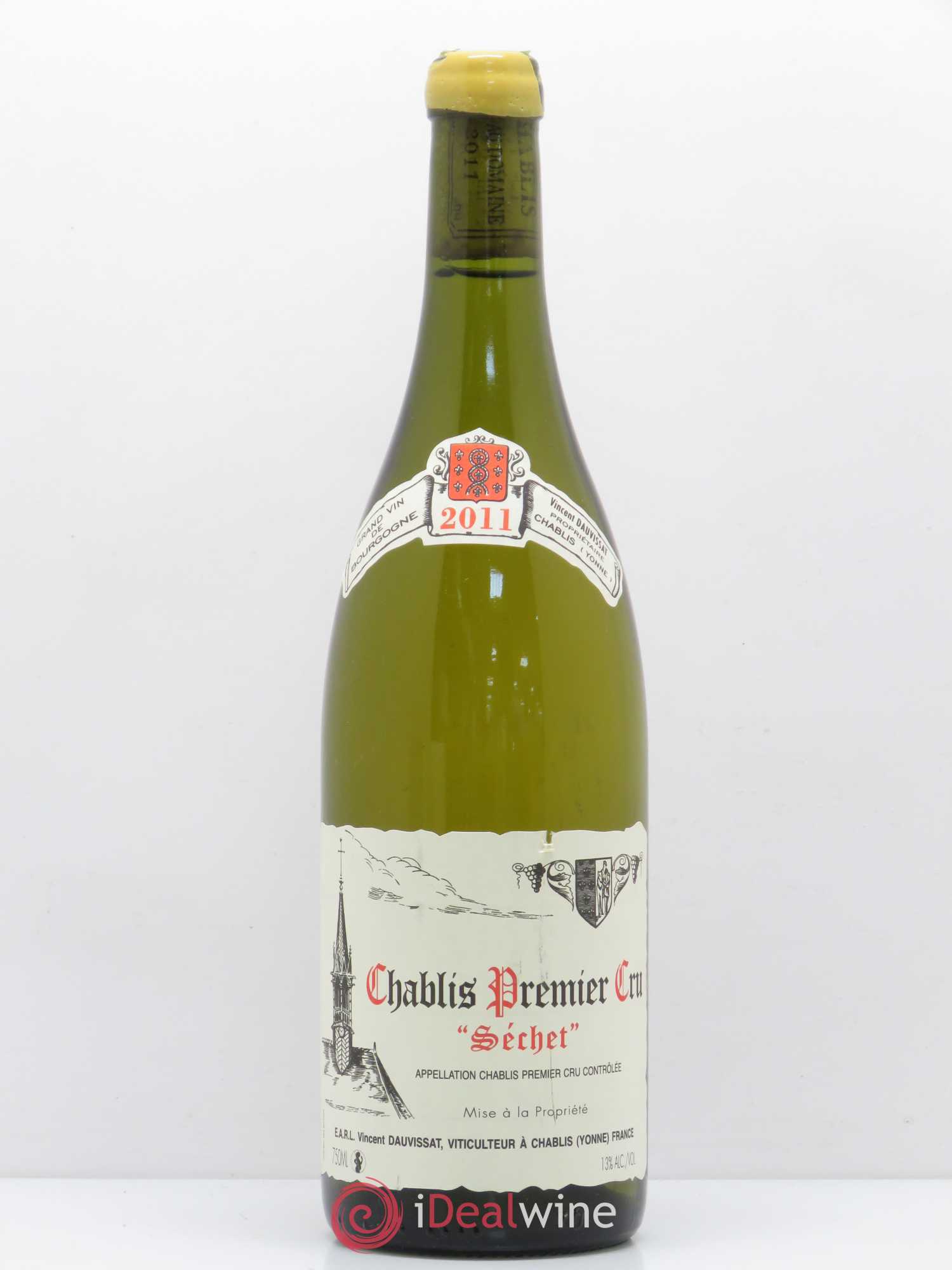 Chablis 1er Cru Séchet Vincent Dauvissat (Domaine) 2011 - Lot de 1 bouteille - 0