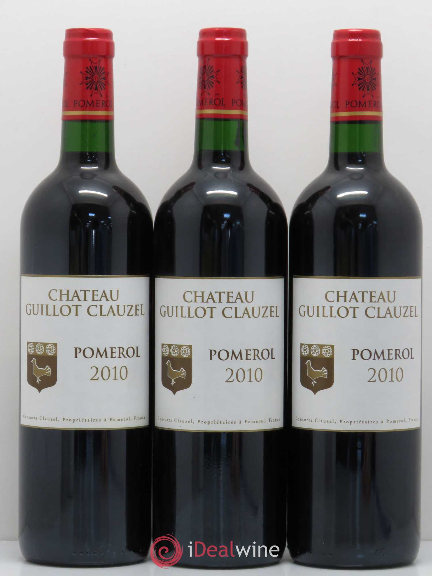 Château Guillot Clauzel 2010 - Lot de 3 bouteilles - 0