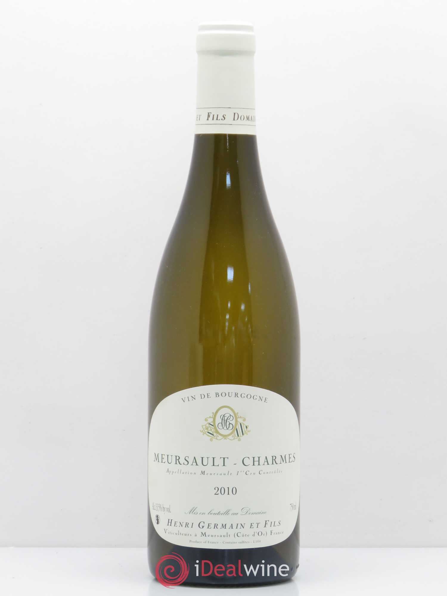 Meursault 1er Cru Charmes Henri Germain 2010 - Posten von 1 Flasche - 0