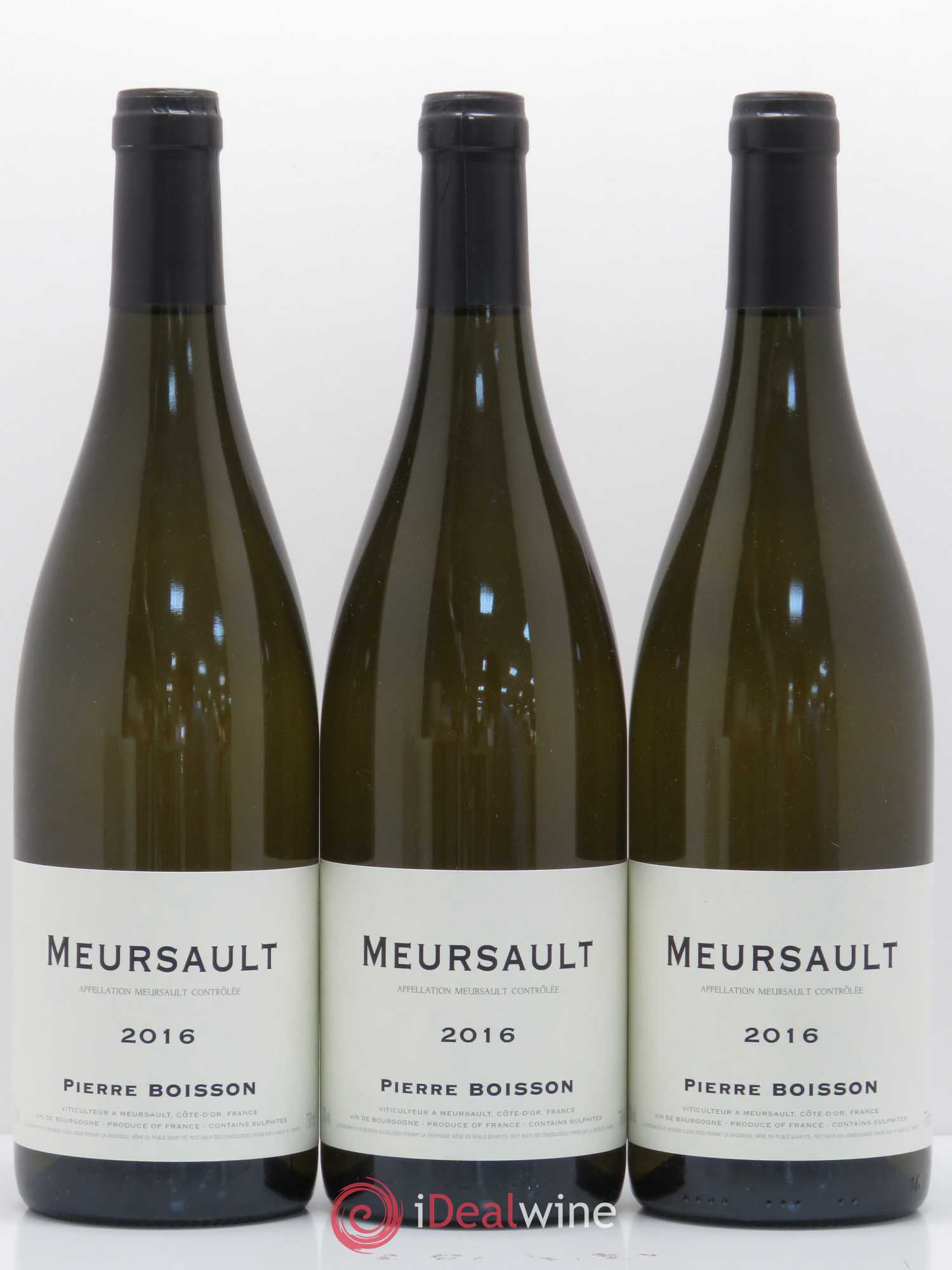 Meursault Pierre Boisson (Domaine) 2016 - Lot de 3 bouteilles - 0