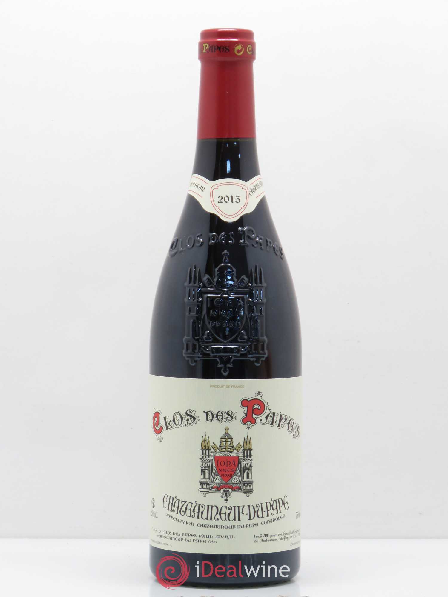Châteauneuf-du-Pape Clos des Papes - Paul Avril 2015 - Lot de 1 bouteille - 0