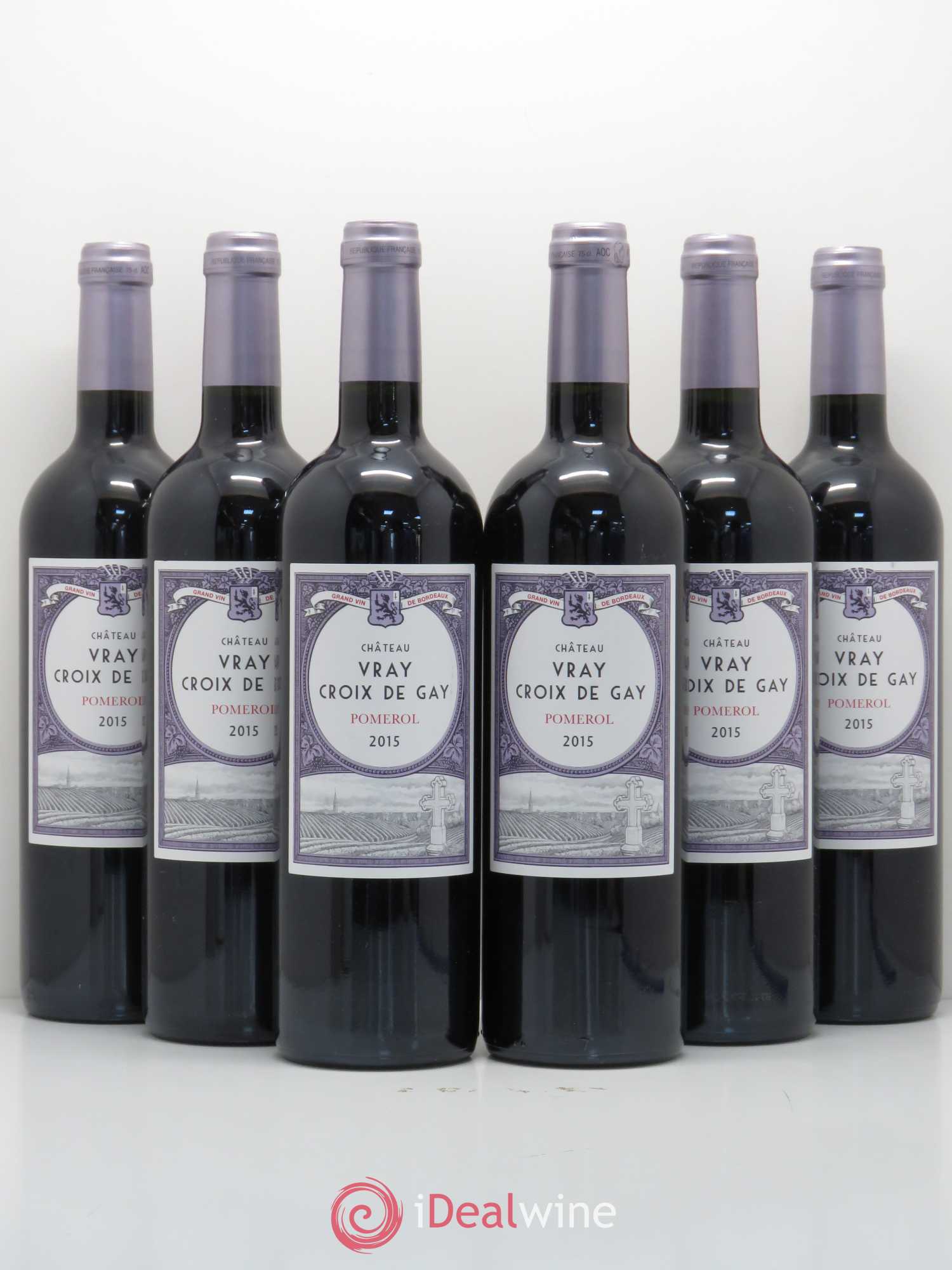 Château Vray Croix de Gay 2015 - Lot de 6 bouteilles - 0