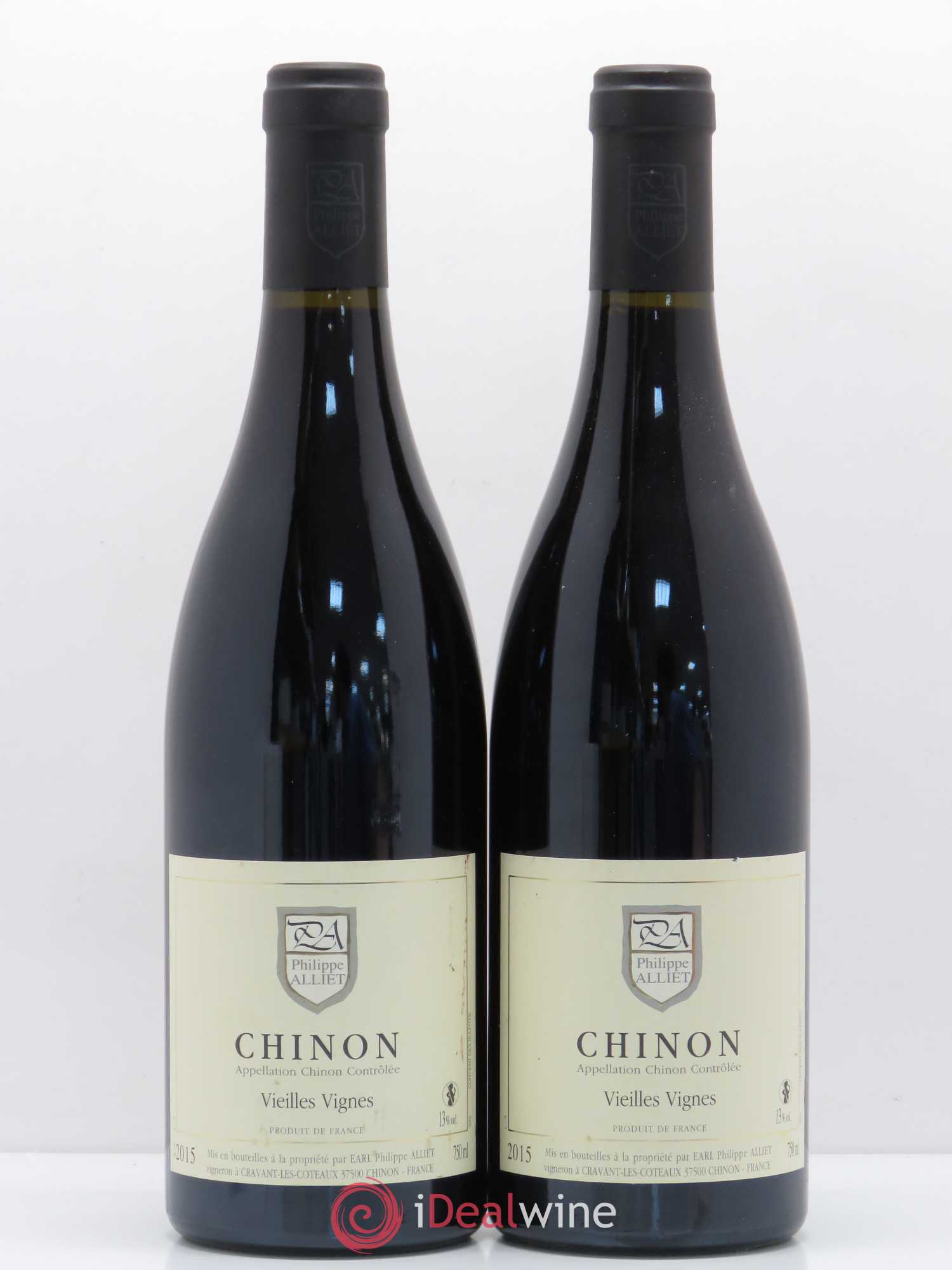 Chinon Vieilles Vignes Philippe Alliet 2015 - Lot de 2 bouteilles - 0