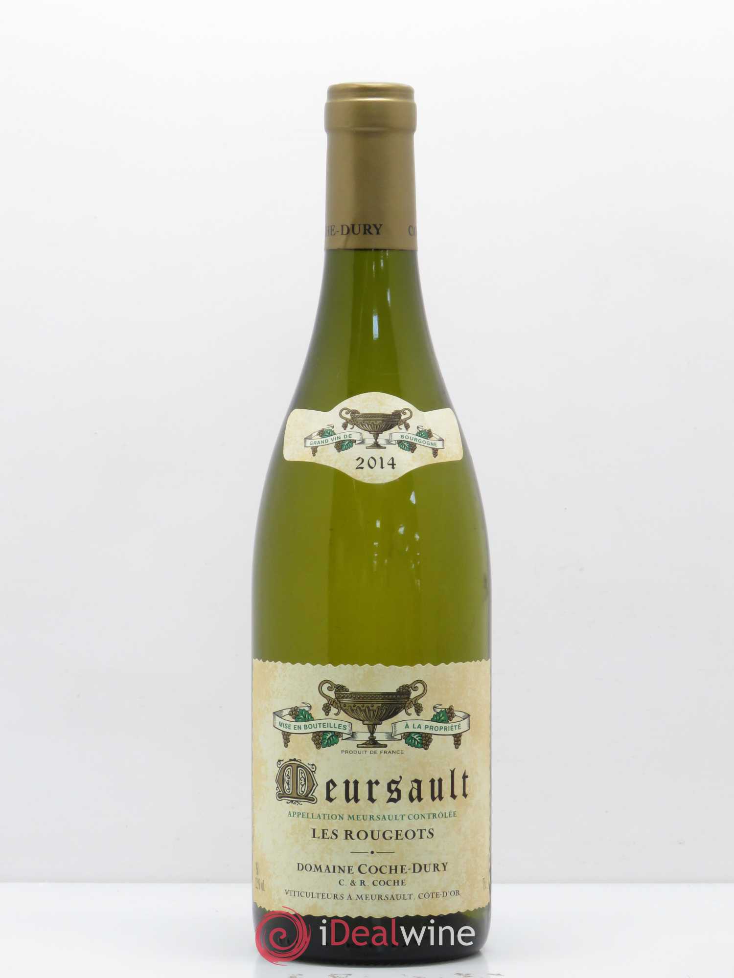 Meursault Les Rougeots Coche Dury (Domaine) 2014 - Lot de 1 bouteille - 0