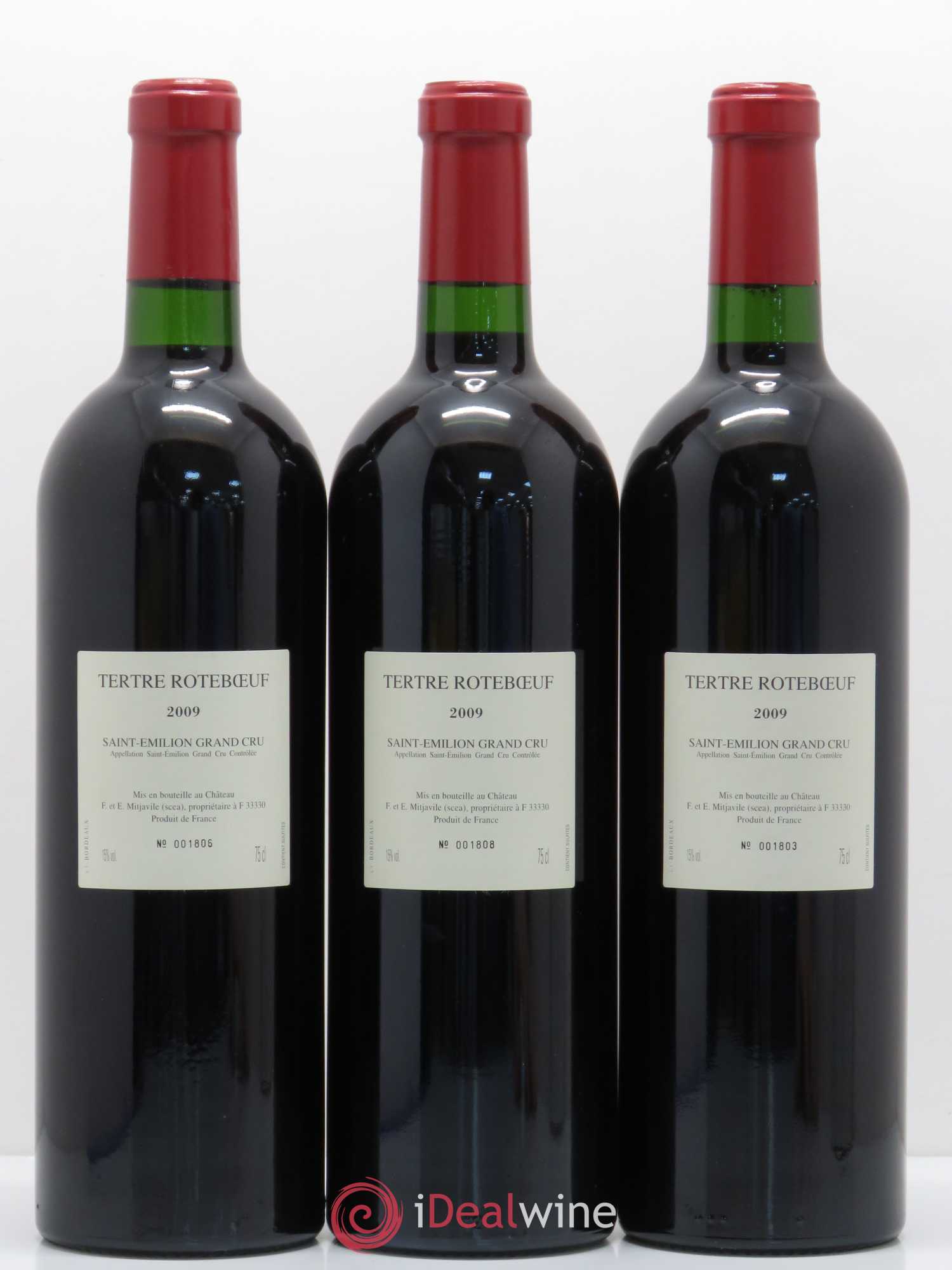 Château Tertre Roteboeuf 2009 - Lot de 3 bouteilles - 1