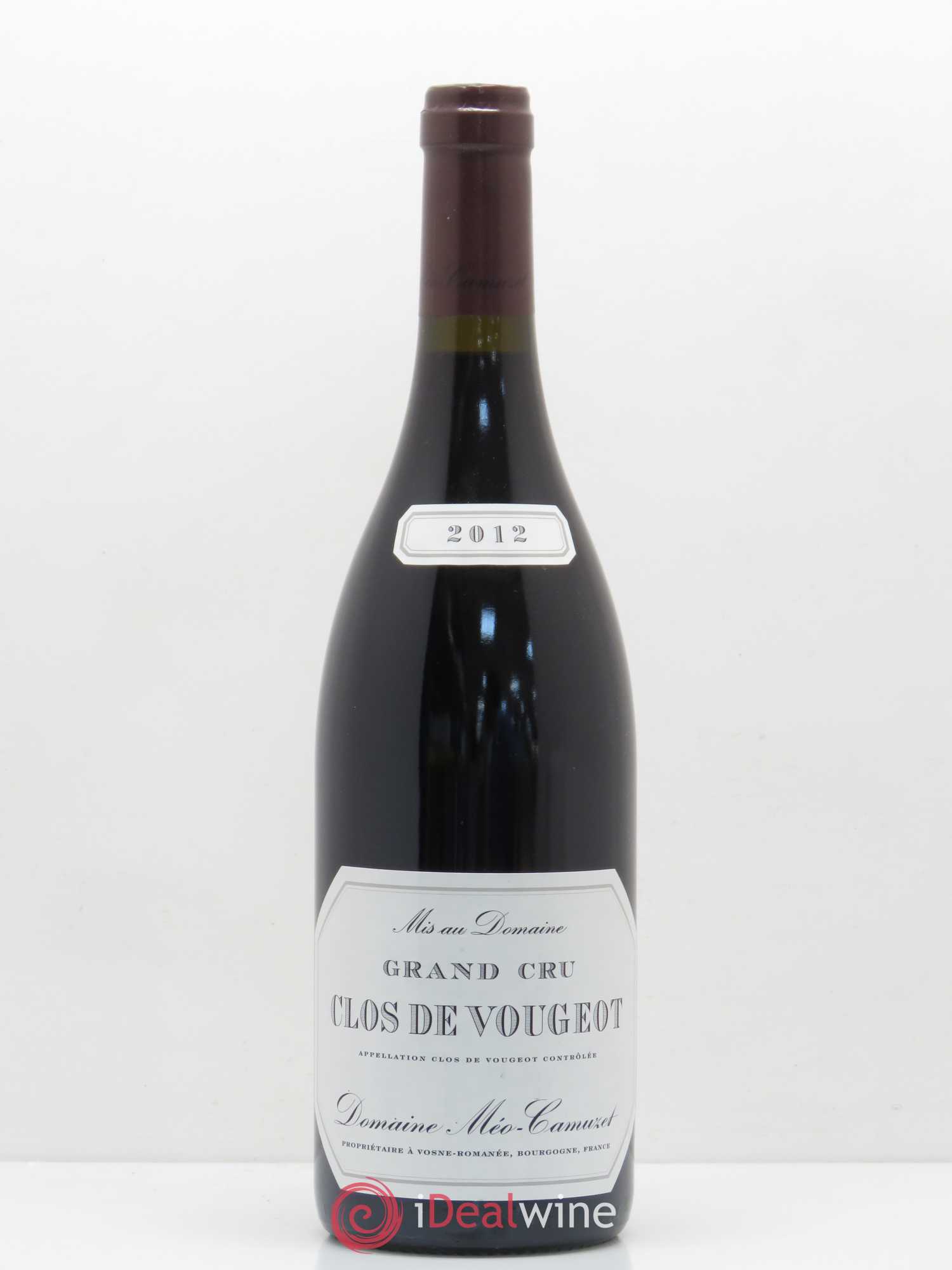 Clos de Vougeot Grand Cru Méo-Camuzet (Domaine) 2012 - Lot de 1 bouteille - 0