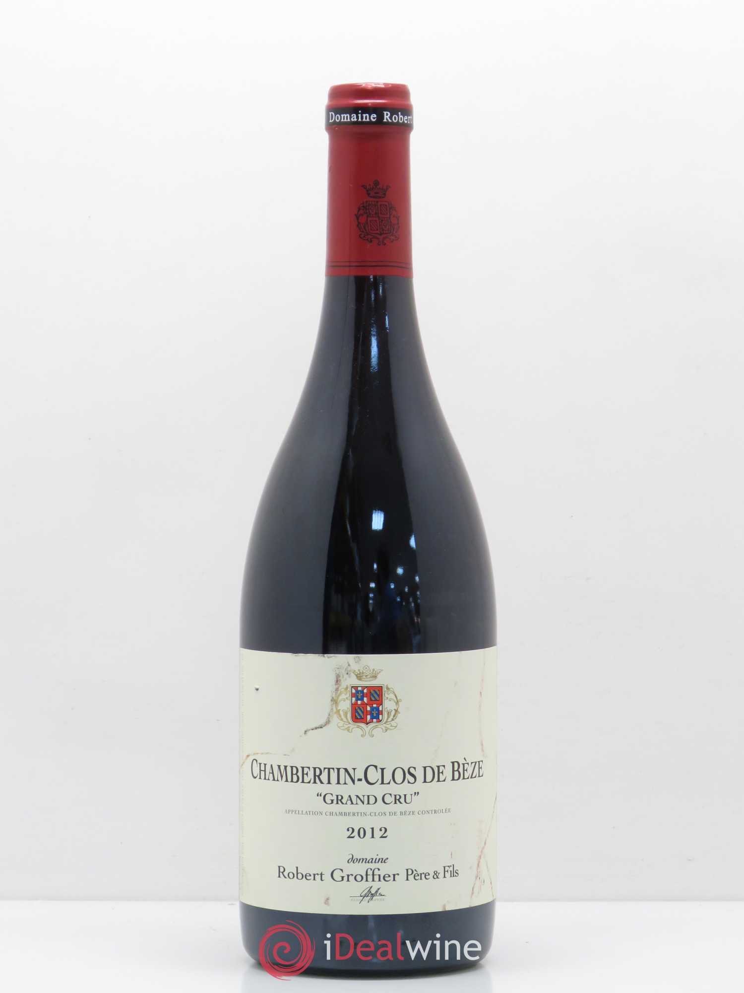 Chambertin Clos de Bèze Grand Cru Robert Groffier Père & Fils (Domaine) 2012 - Lot de 1 bouteille - 0