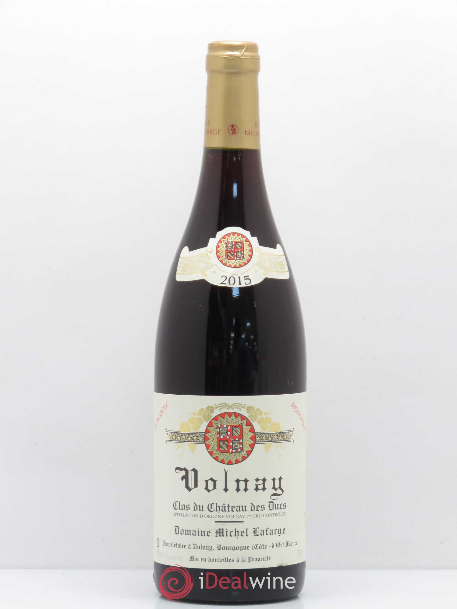 Volnay 1er Cru Clos du Château des Ducs Lafarge (Domaine) 2015 - Lot de 1 bouteille - 0