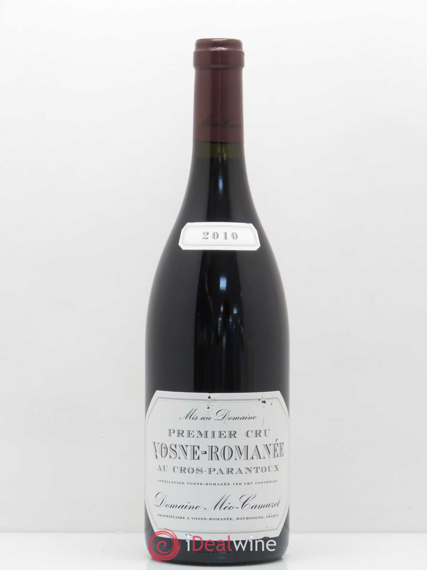 Vosne-Romanée 1er Cru Au Cros Parantoux Méo-Camuzet (Domaine) 2010 - Lot de 1 bouteille - 0